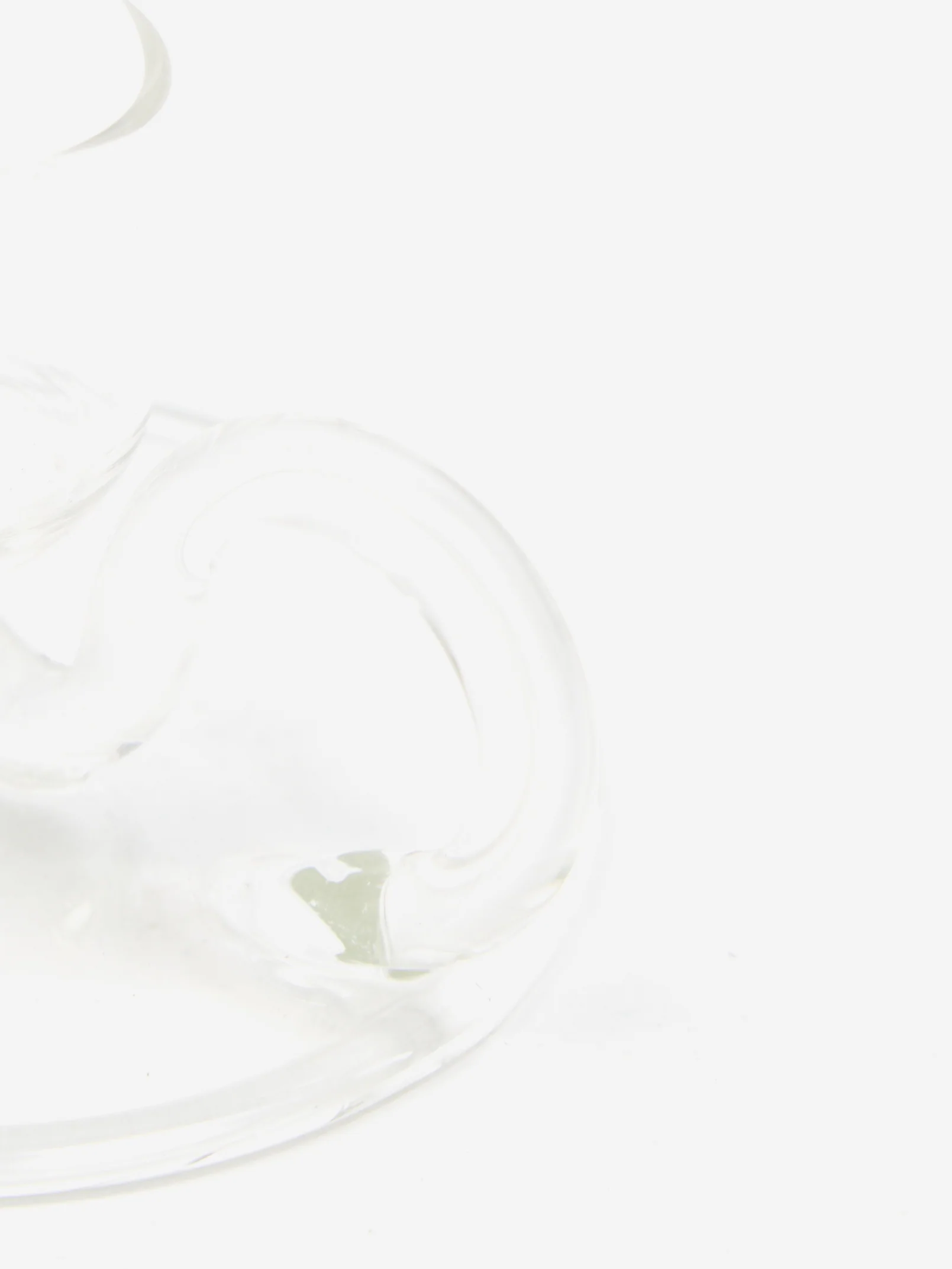 HAY Tiny Candleholder Curved - Clear - Image 2