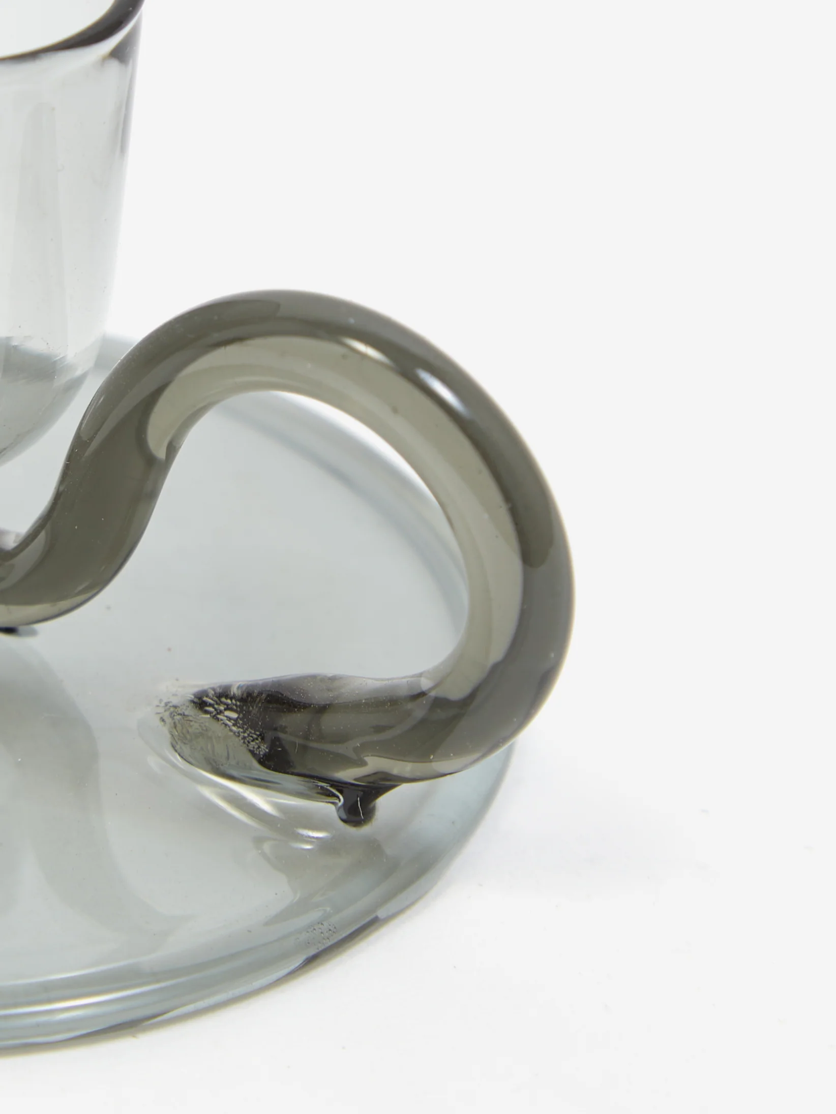 HAY Tiny Candleholder Curved - Grey - Image 2