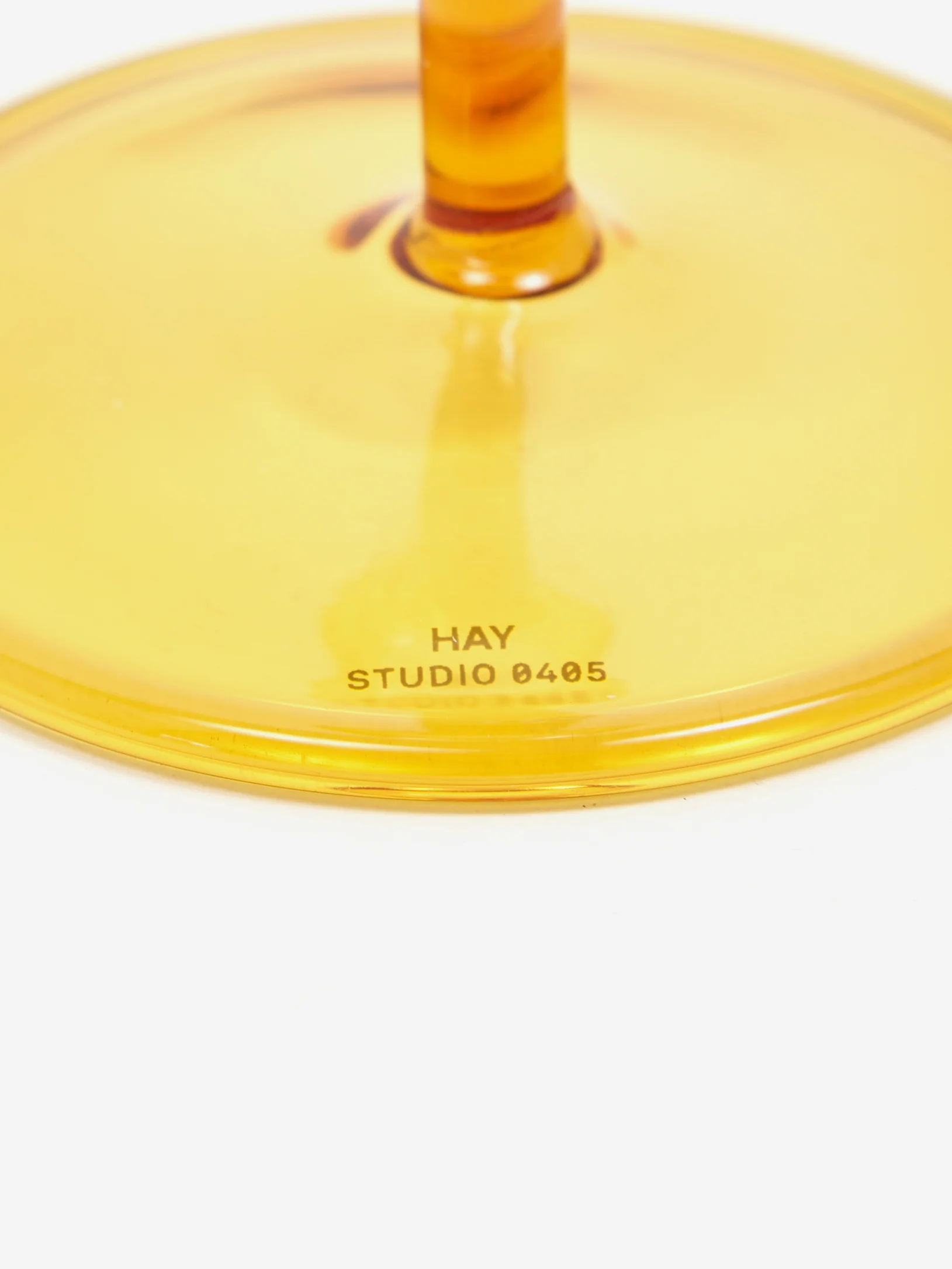 HAY Tiny Candleholder Straight - Yellow - Image 4