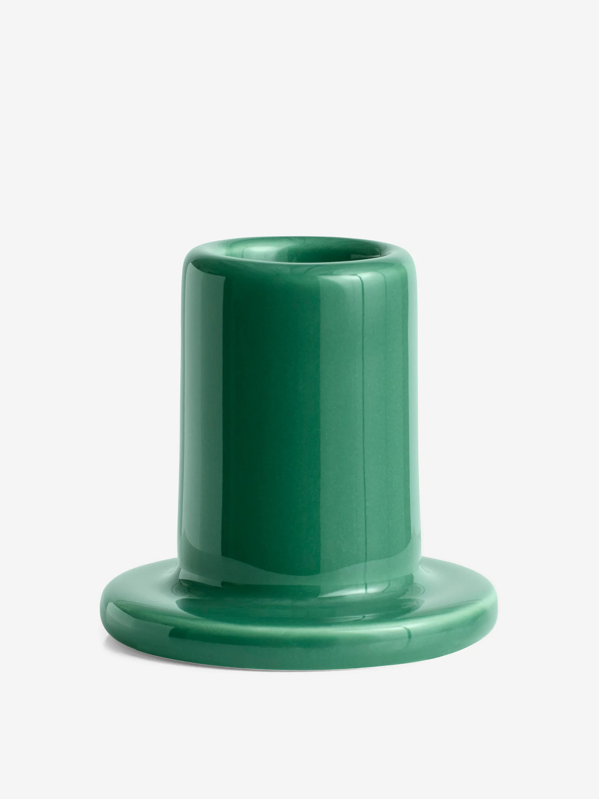 HAY Tube Candleholder Small - Green