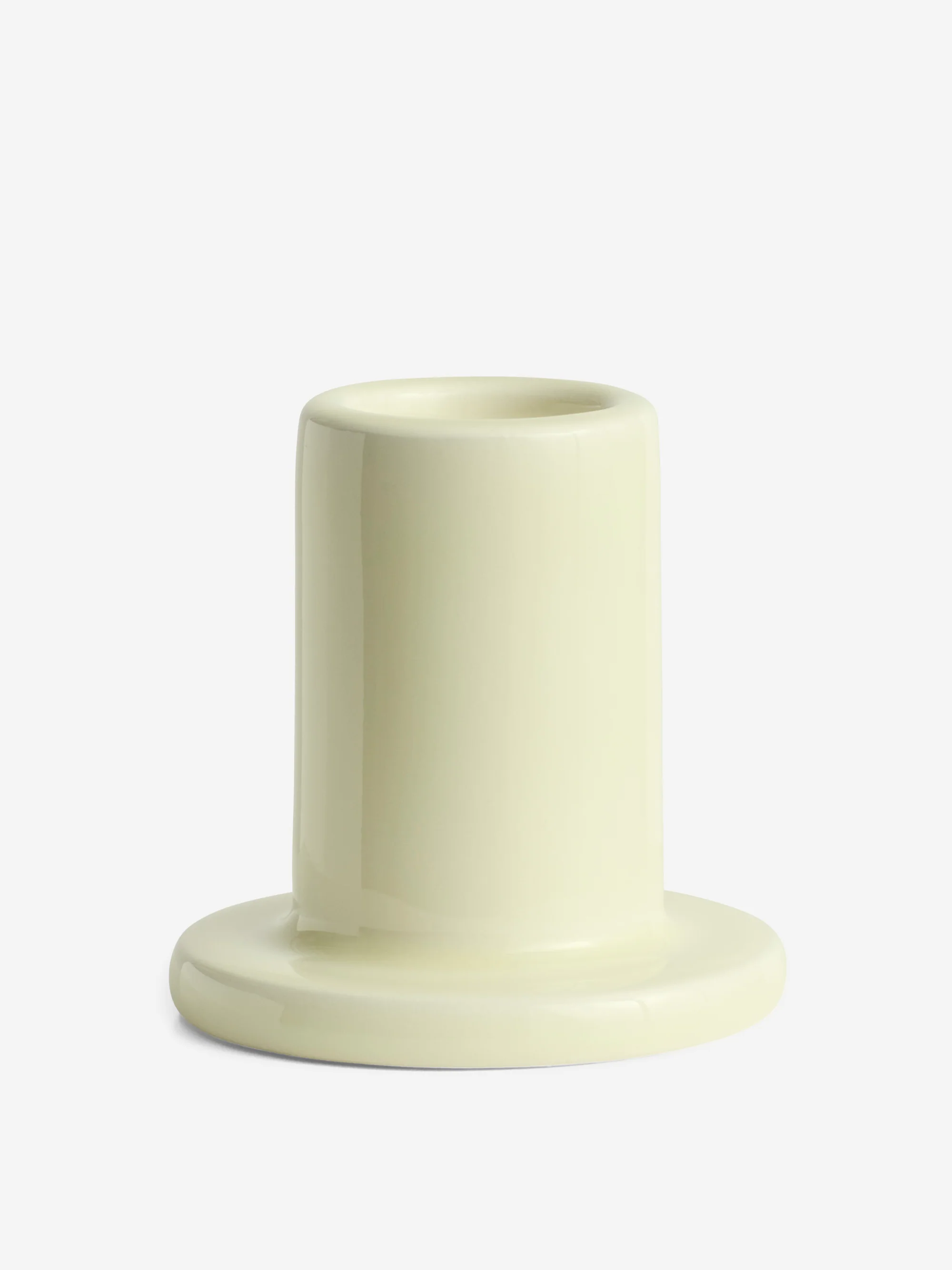 HAY Tube Candleholder Small - Lime white