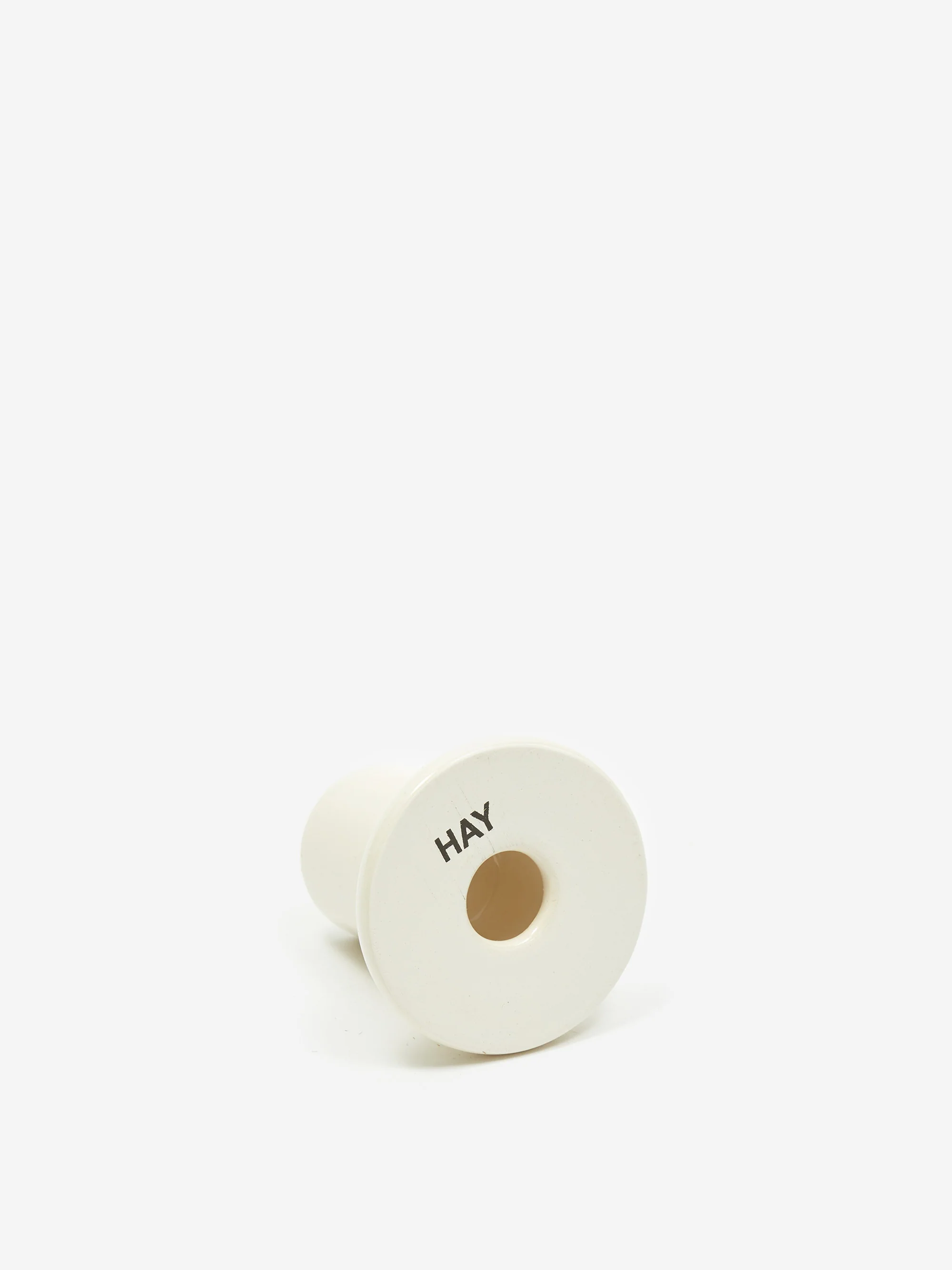 HAY Tube Candleholder Small - Off White - Image 2