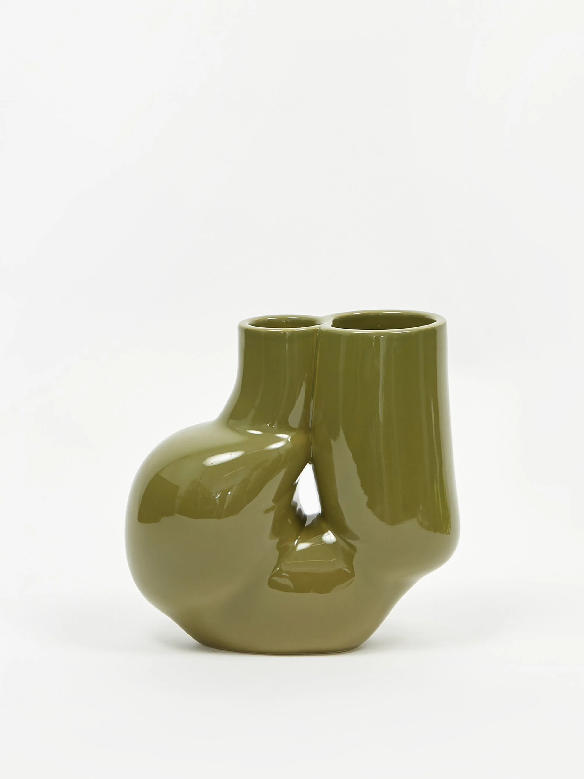 Hay W&S Chubby Vase - Olive Green - Image 4