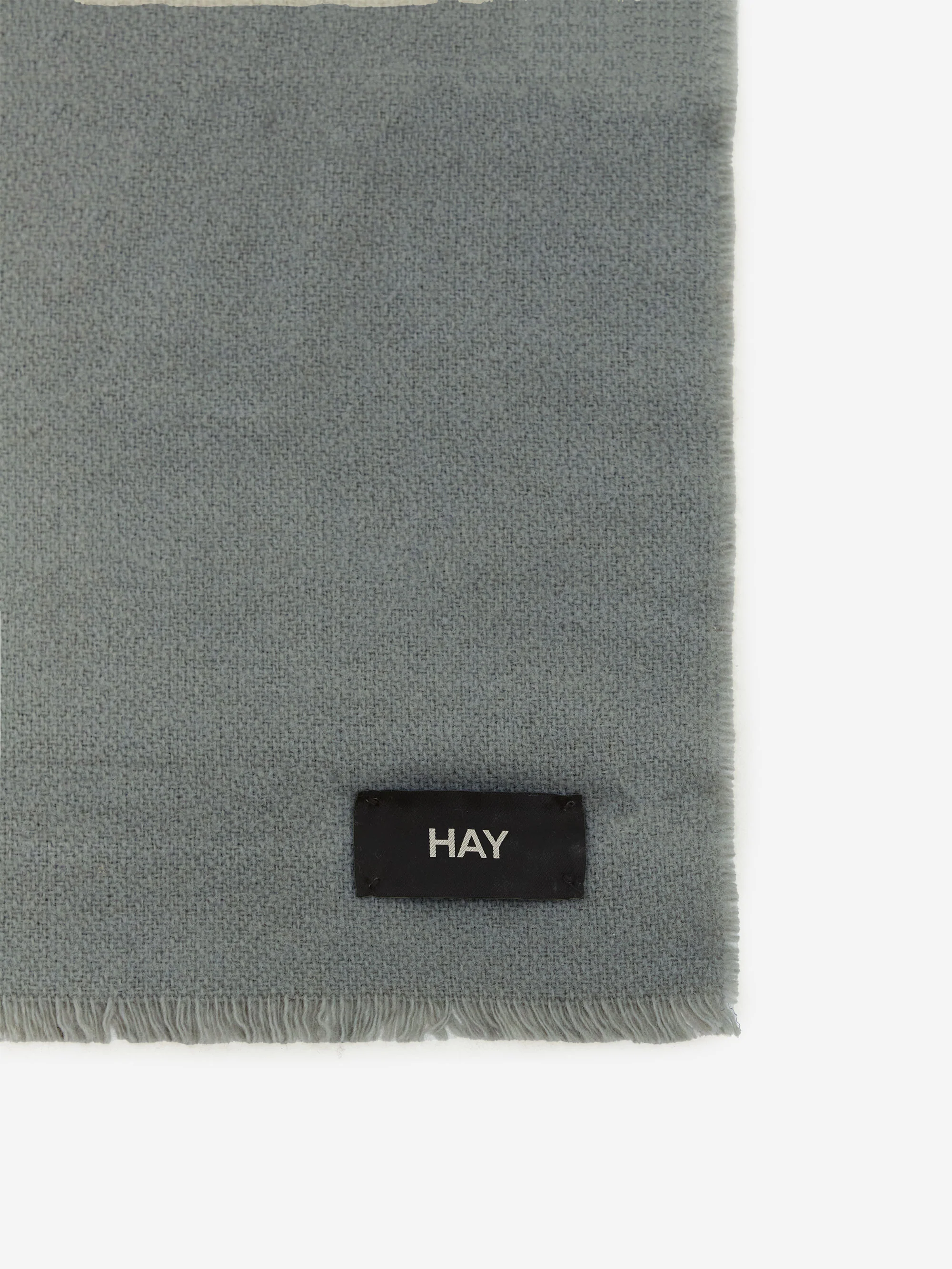 HAY Wool Mono Blanket - Steel Grey - Image 2