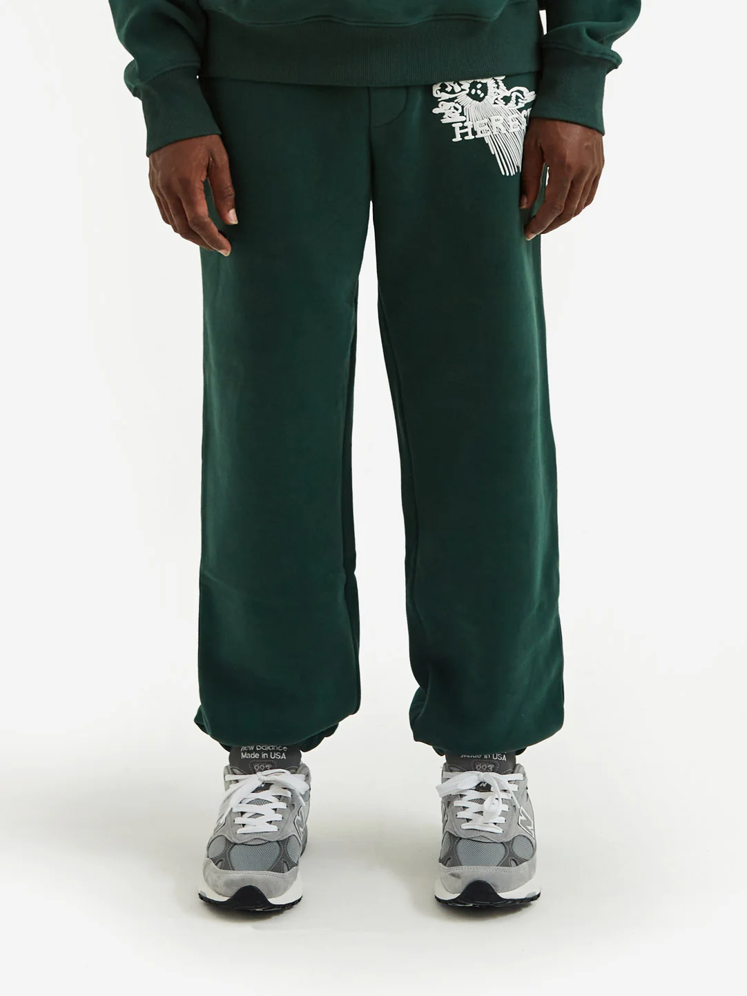 Heresy Beam Sweat Pant - Forest - Image 4