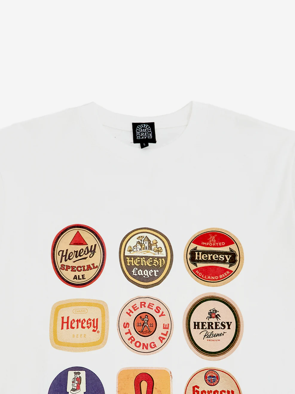 Heresy Beer Tee W - Ecru - Image 5