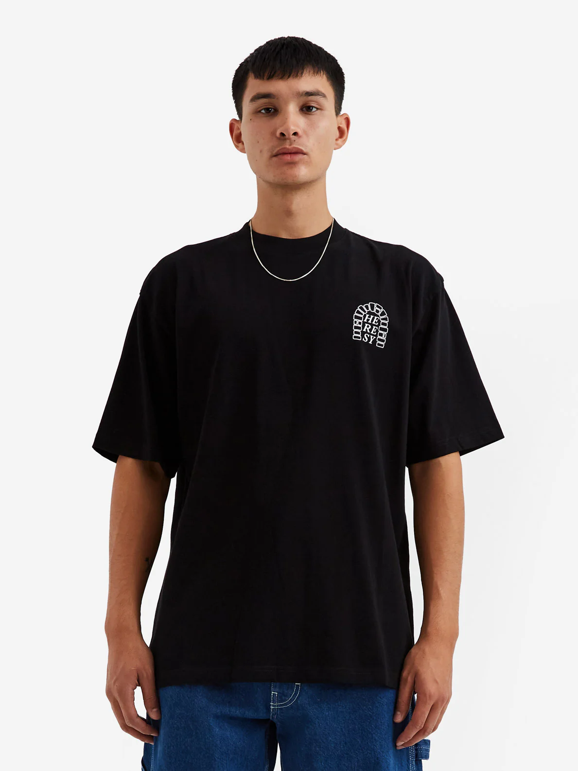 Heresy Bogton T-Shirt - Black - Image 6