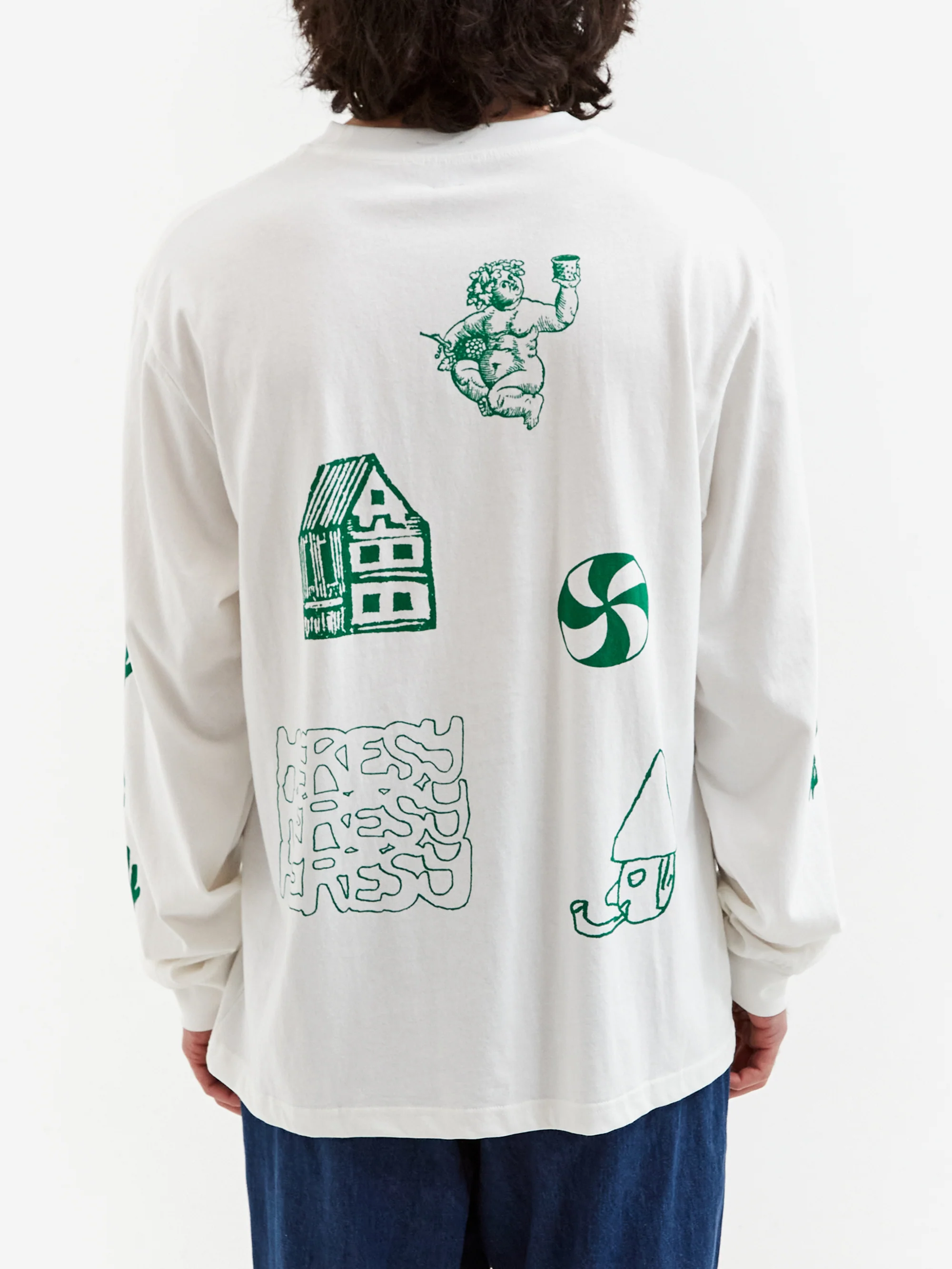 Heresy Em Blem T-Shirt - Ecru - Image 6