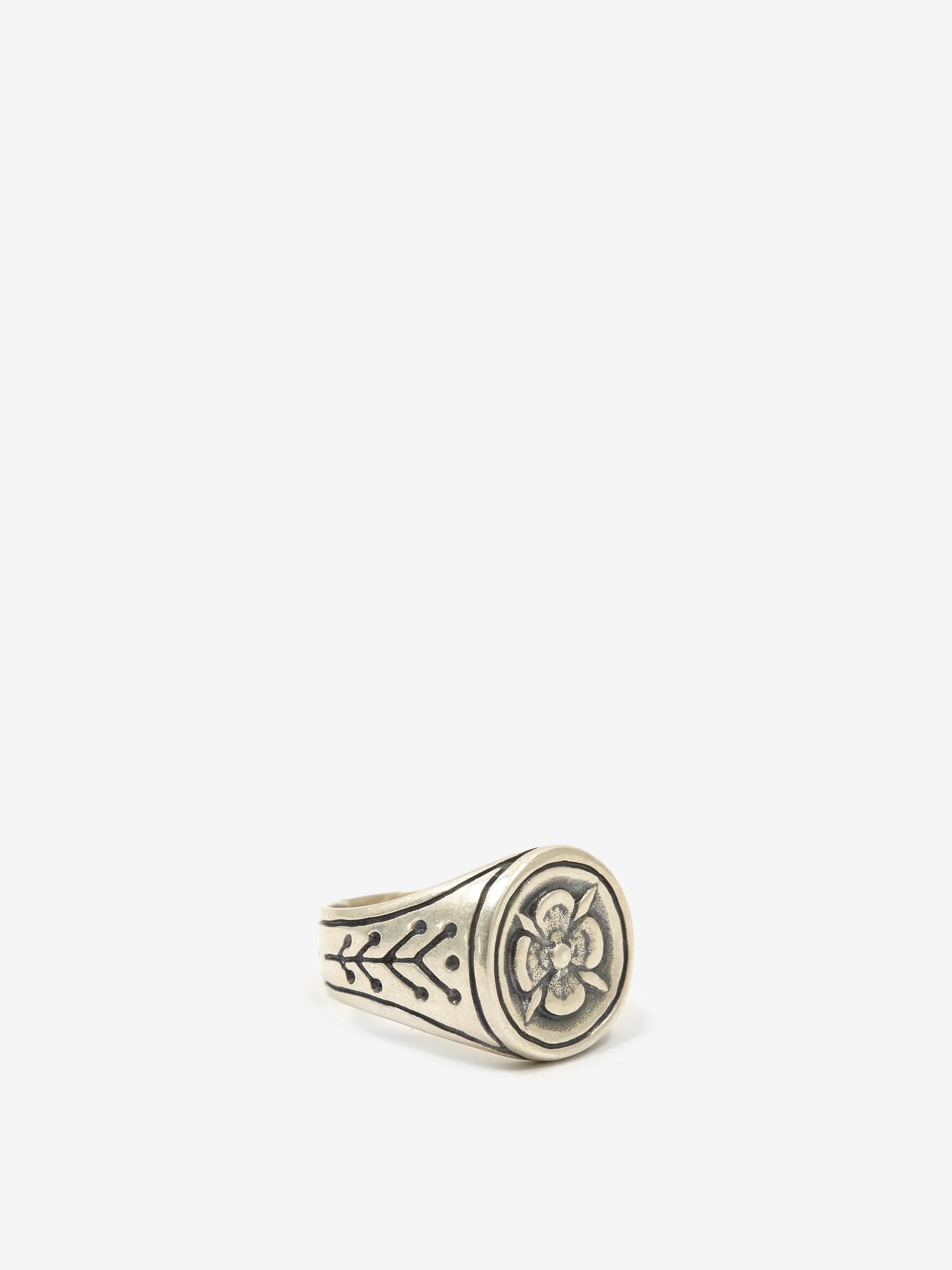 Heresy Flora Ring - Oxidised Silver
