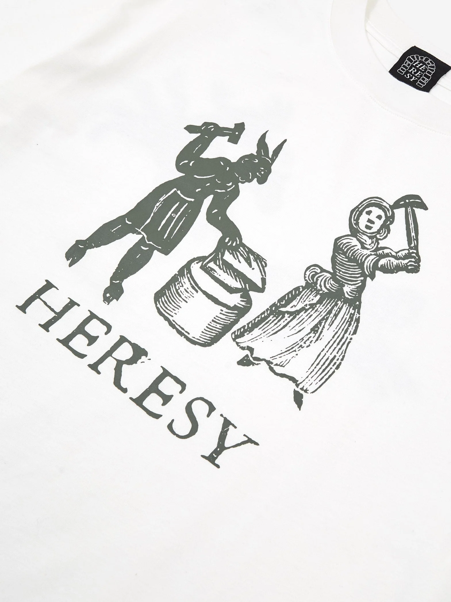 Heresy Forge Short Sleeve T-Shirt - White - Image 4