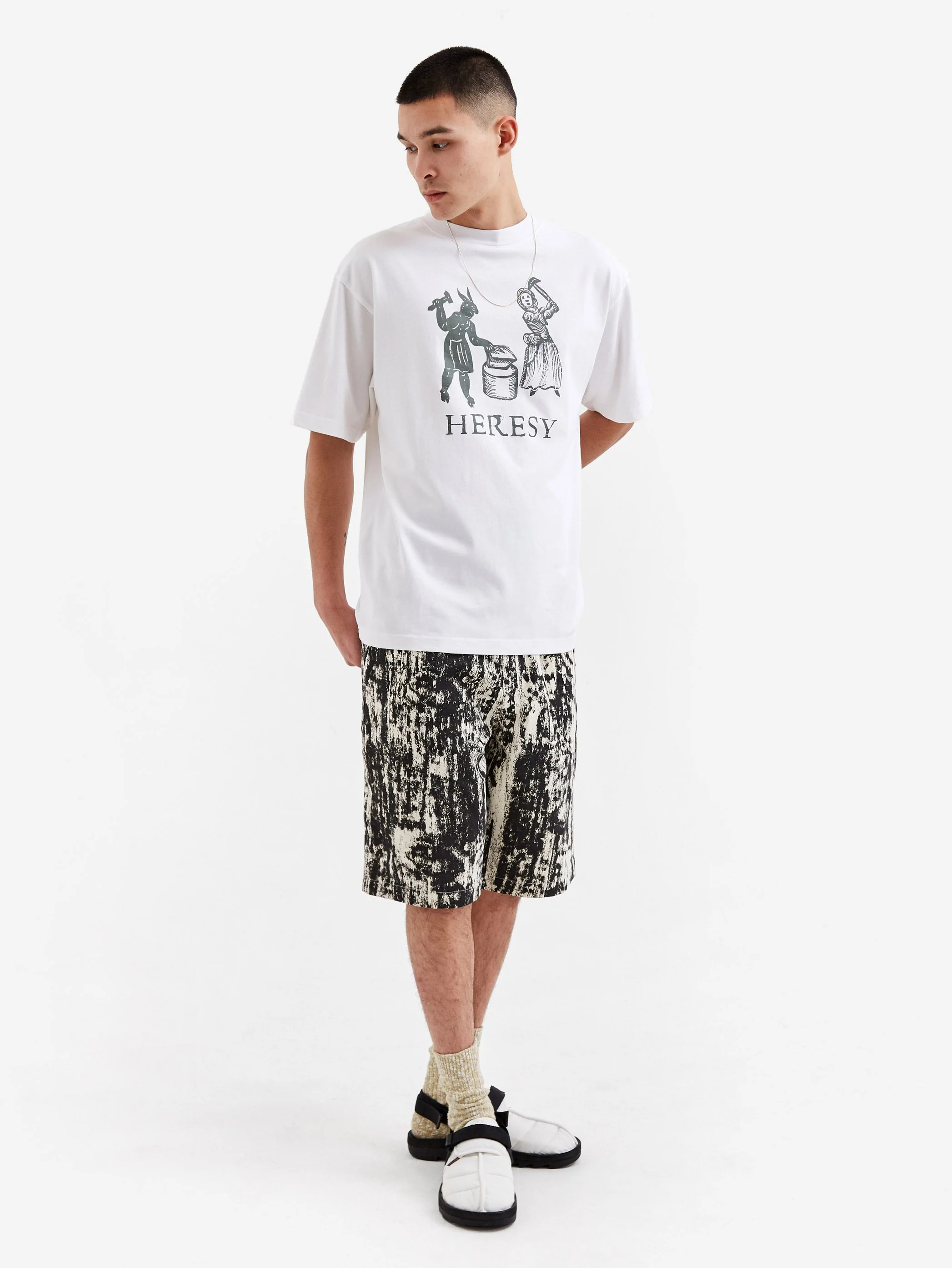 Heresy Forge Short Sleeve T-Shirt - White - Image 7