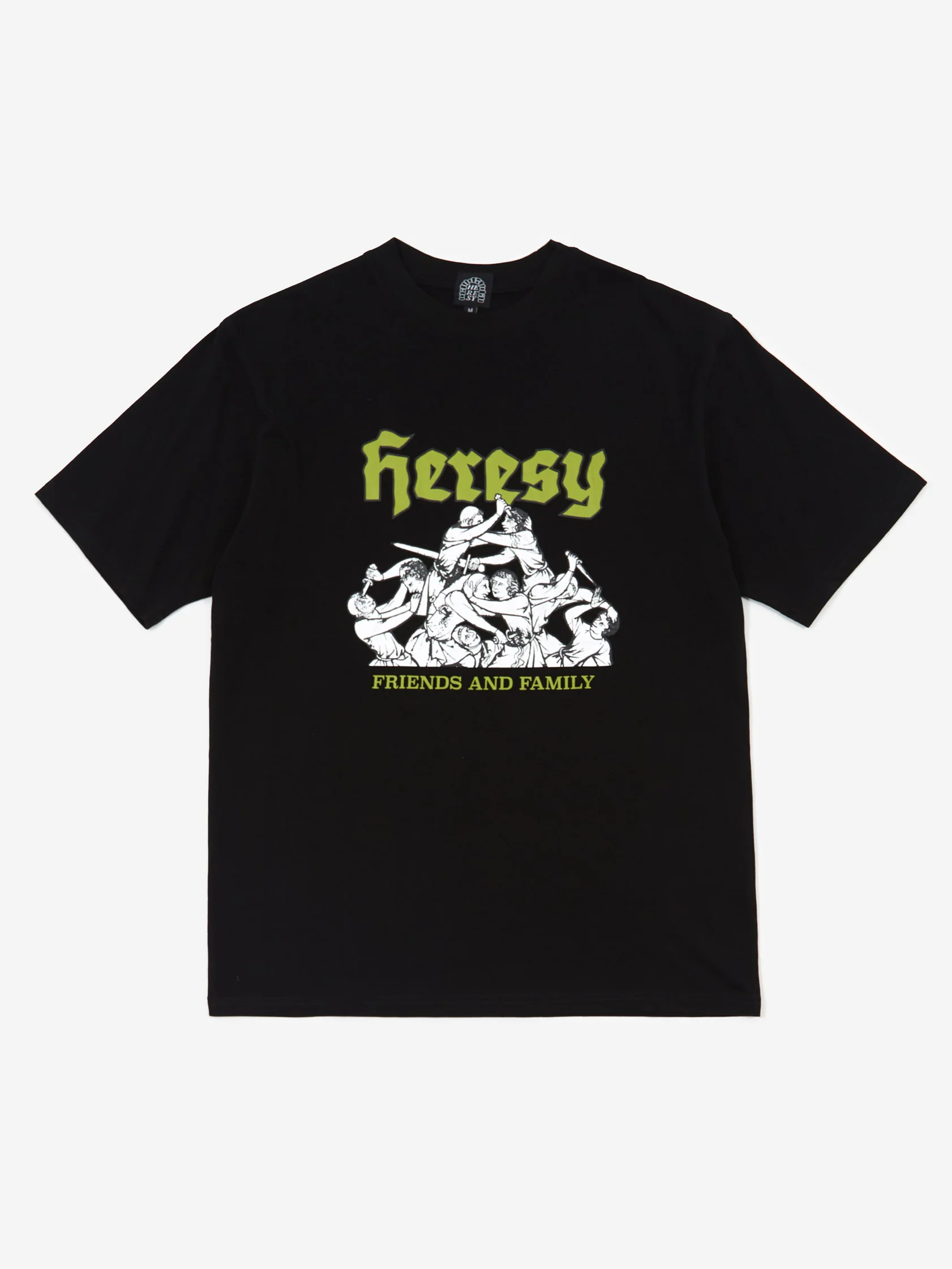 Heresy Friends & Family T-Shirt - Black