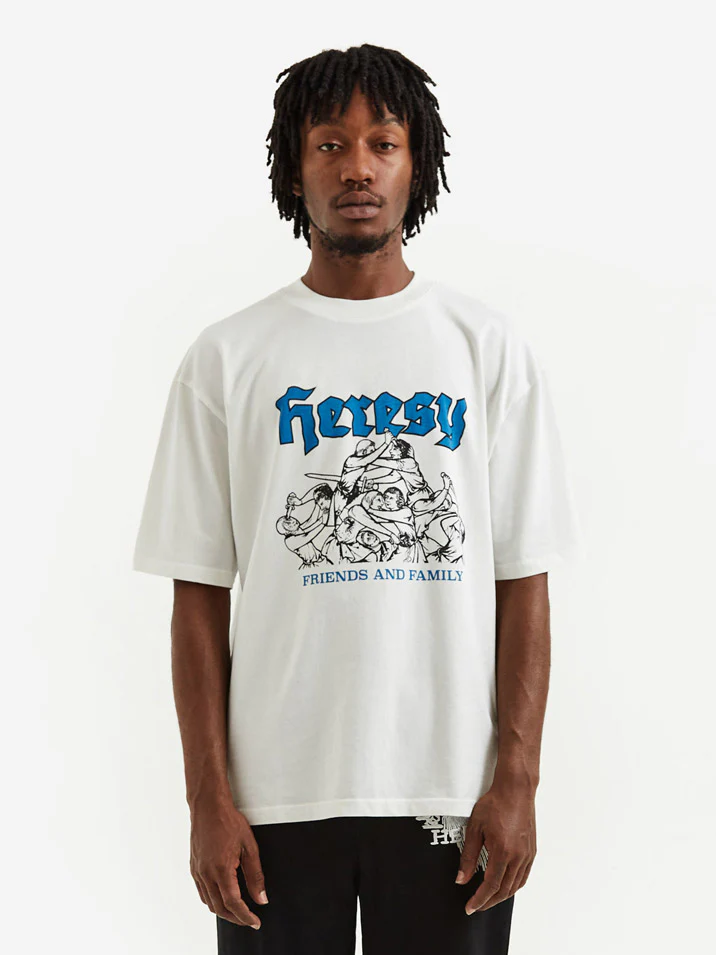 Heresy Friends & Family T-Shirt - Ecru - Image 4