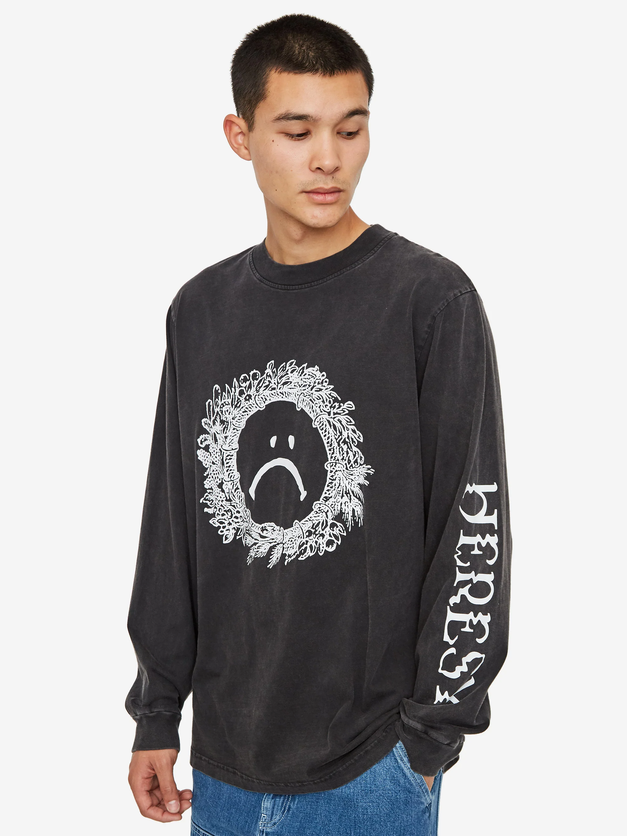 Heresy Gloom Longsleeve T-Shirt - Ash - Image 6