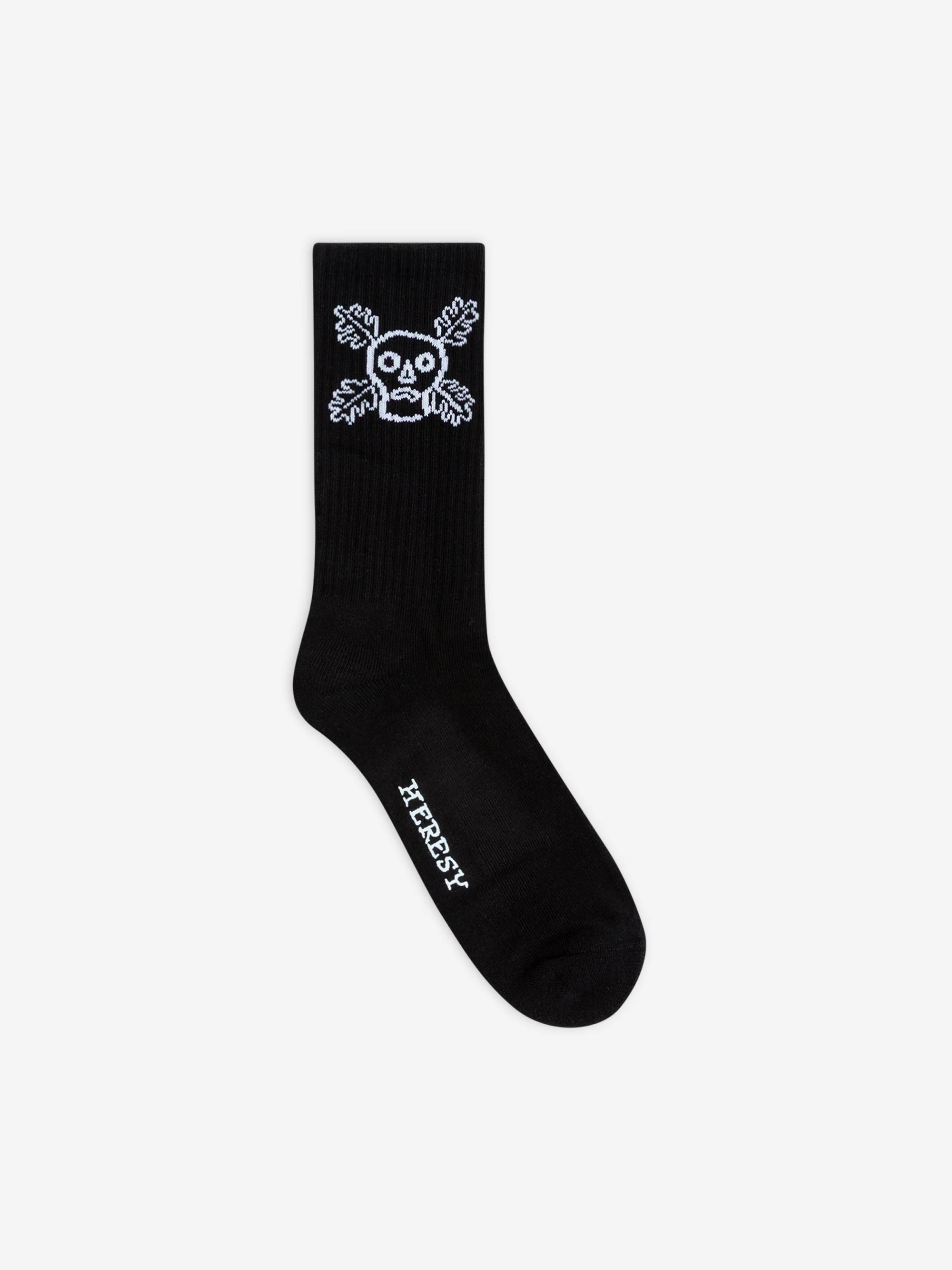 Heresy Green Man Socks - Black