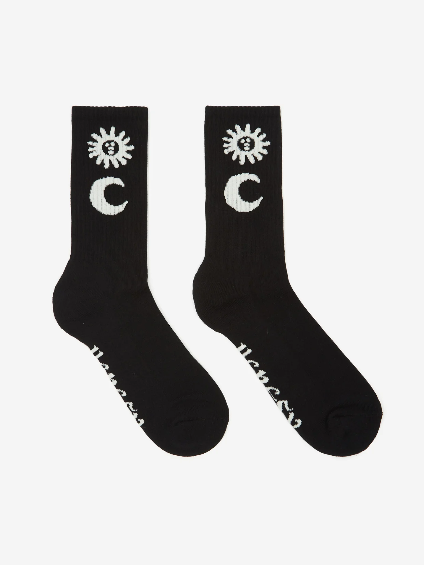 Heresy Lunisolar Socks - Black/Ecru