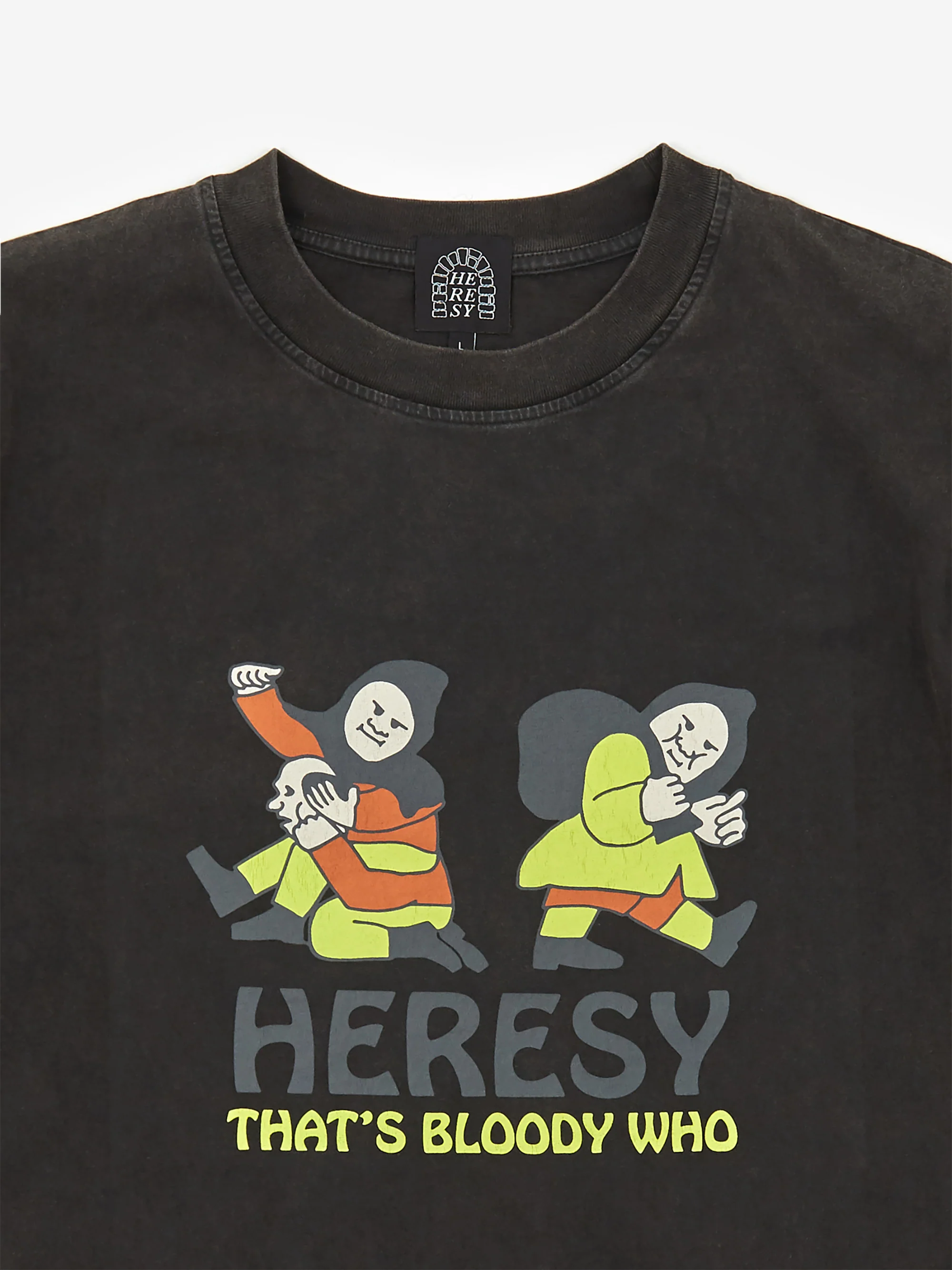 Heresy Ramble On Shortsleeve T-Shirt - Ash - Image 3