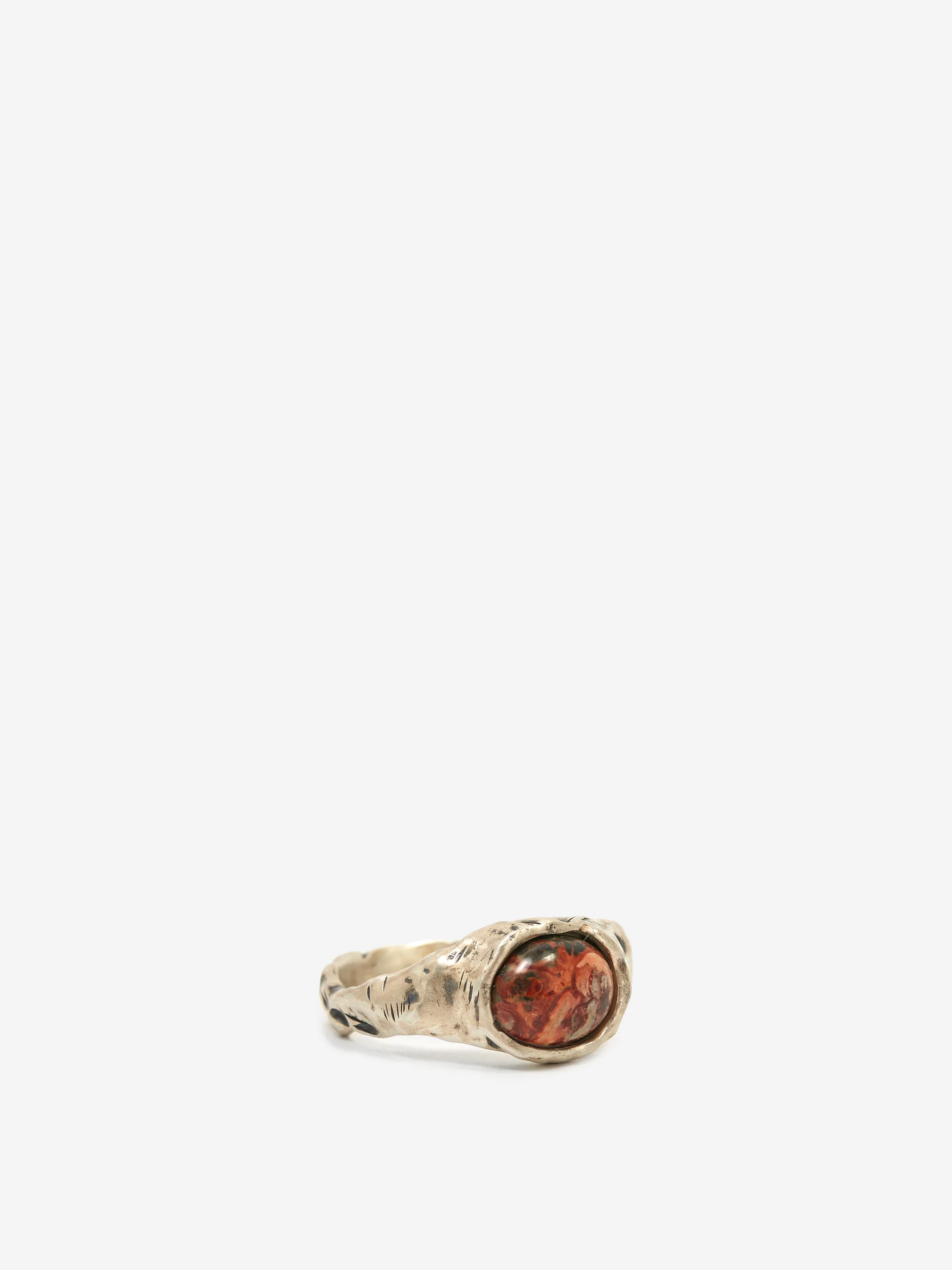 Heresy Rubble Ring - Oxidised Silver