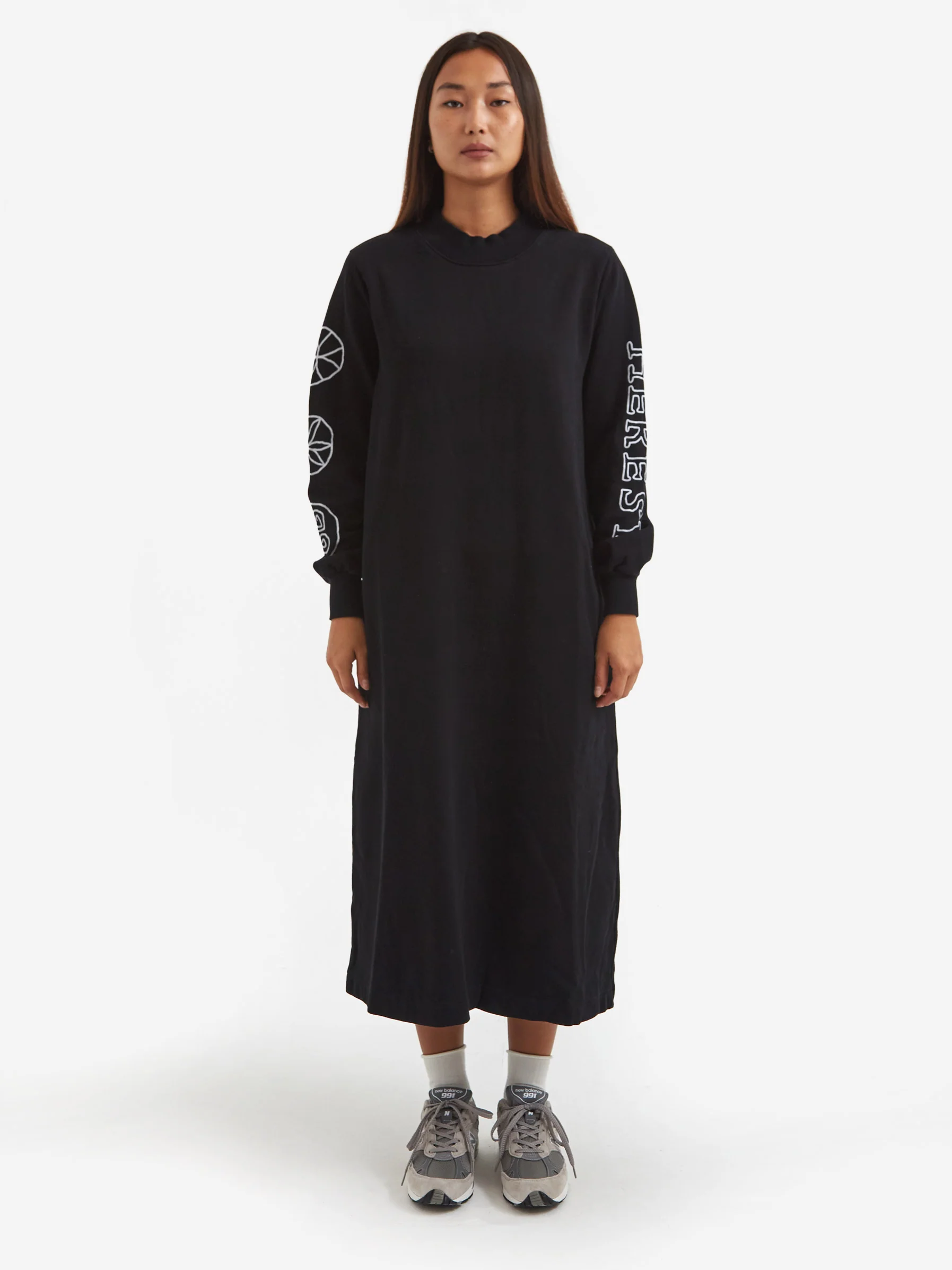 Heresy Rune T-Shirt Dress - Black