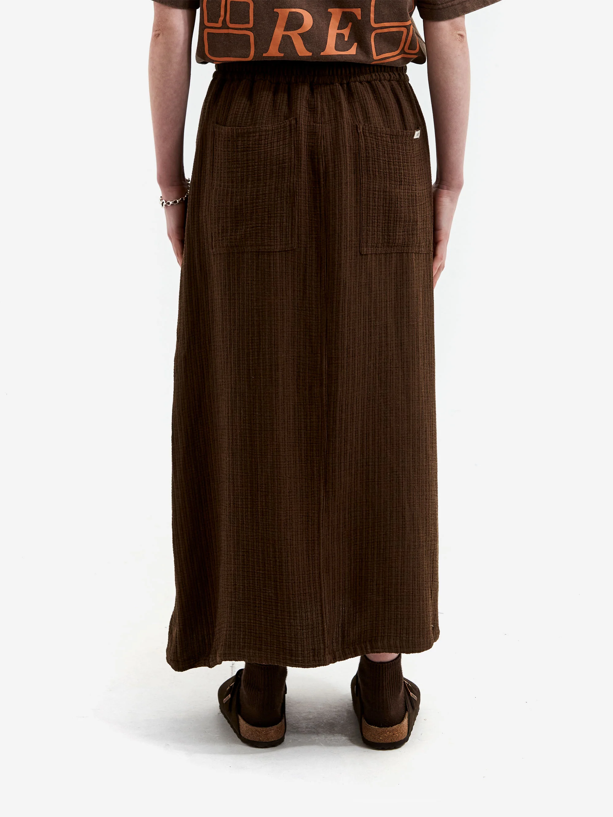 Heresy Scrim Skirt - Brown - Image 3