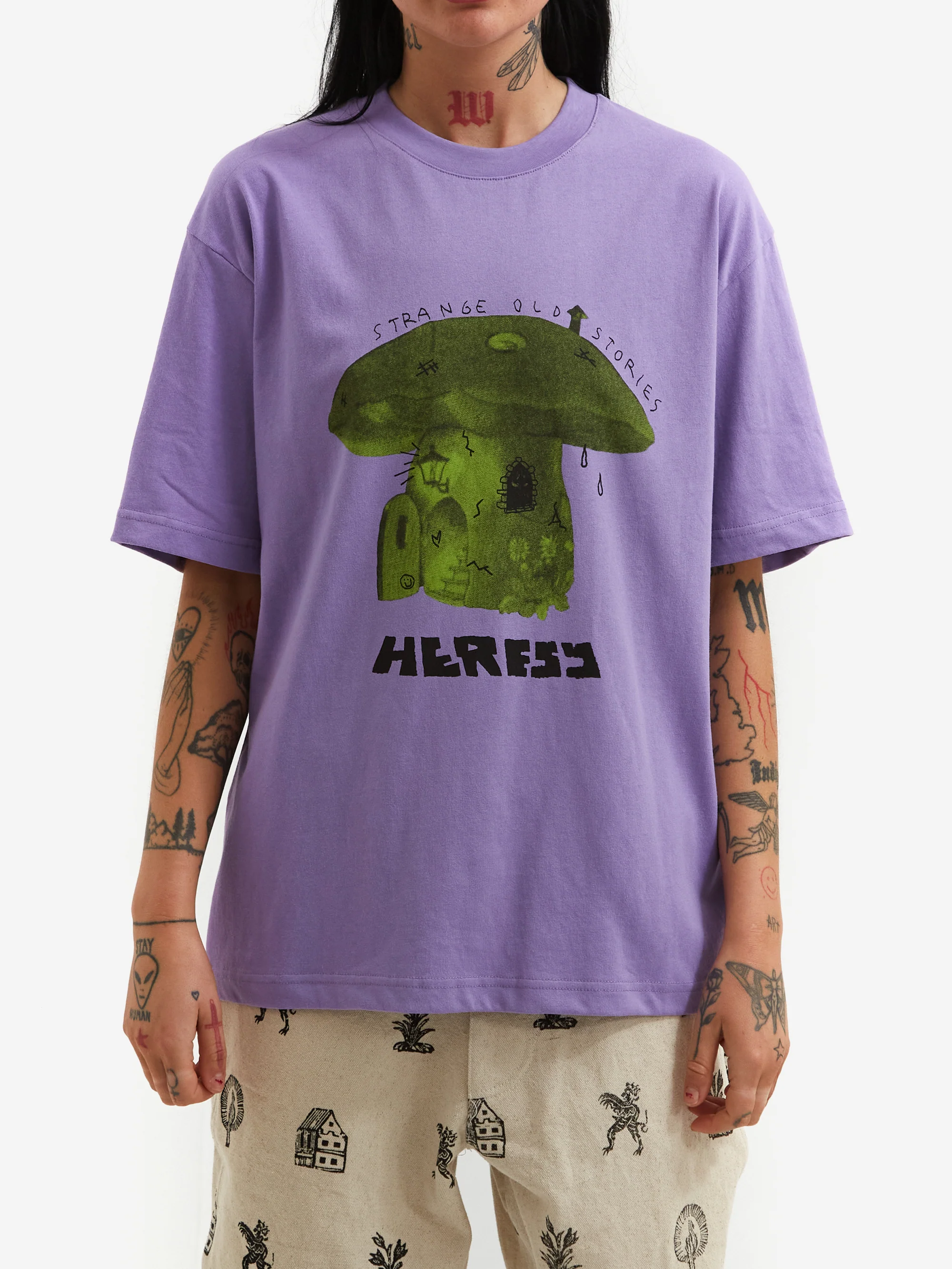 Heresy Shroom-Room T-Shirt - Lavender