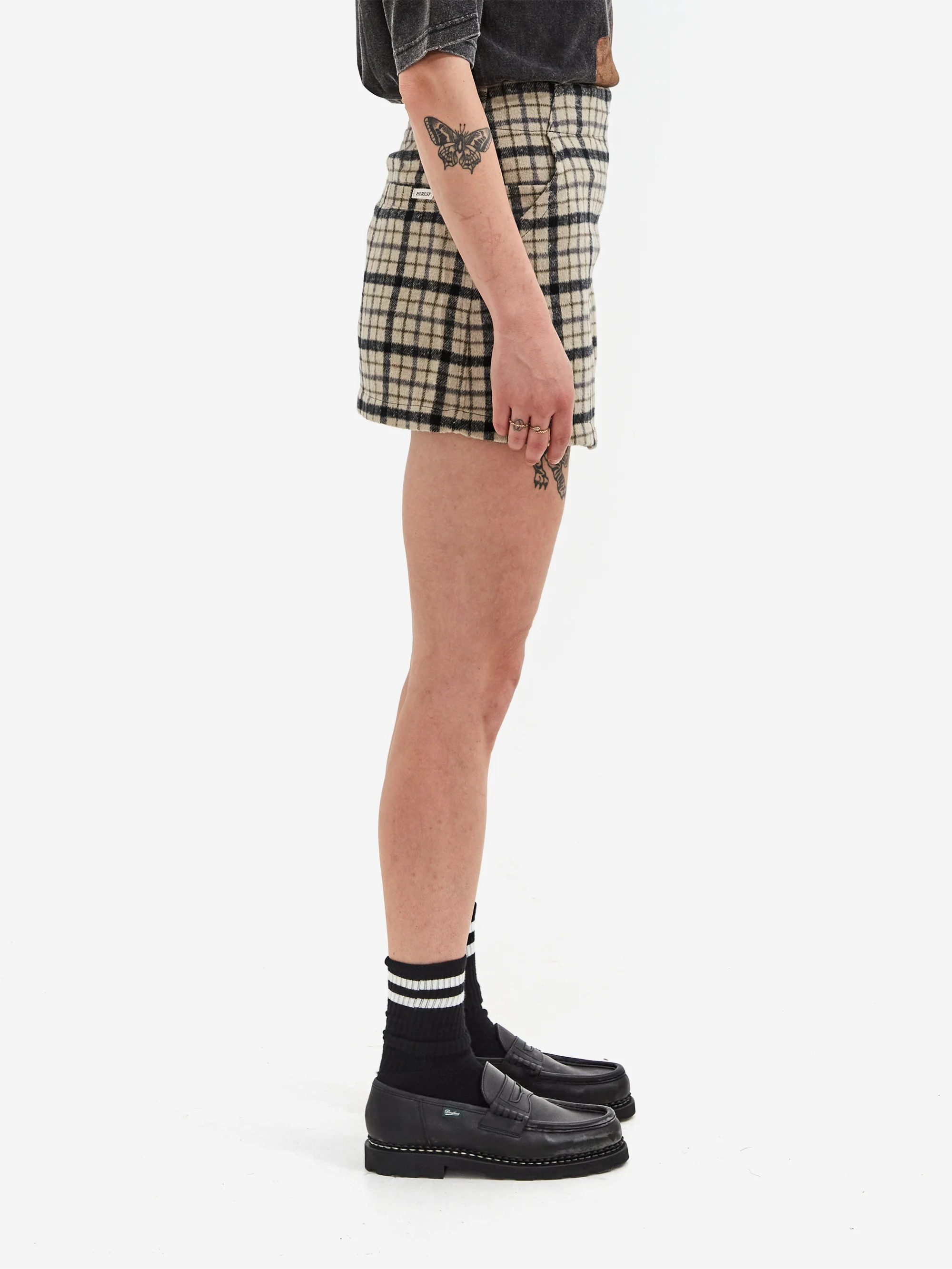 Heresy Steady Short Skirt - Check - Image 2