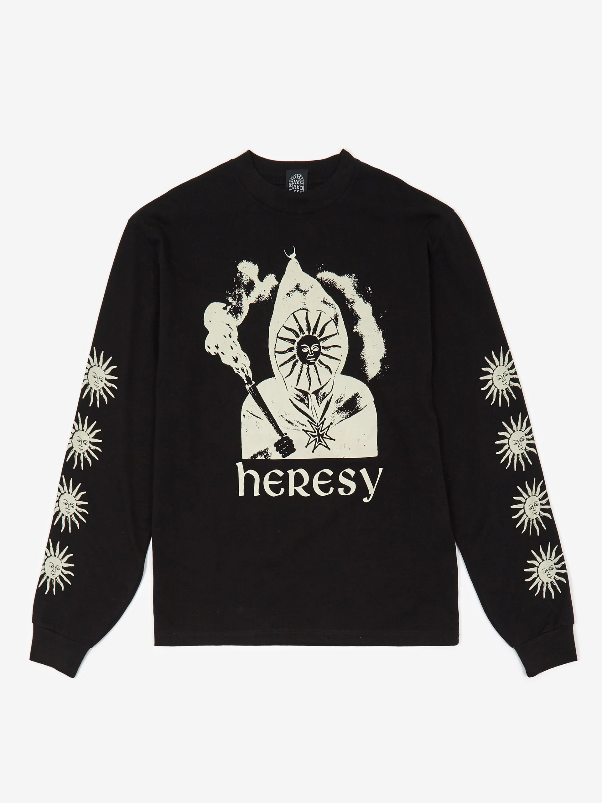 Heresy Sungod Long Sleeve T-Shirt - Black