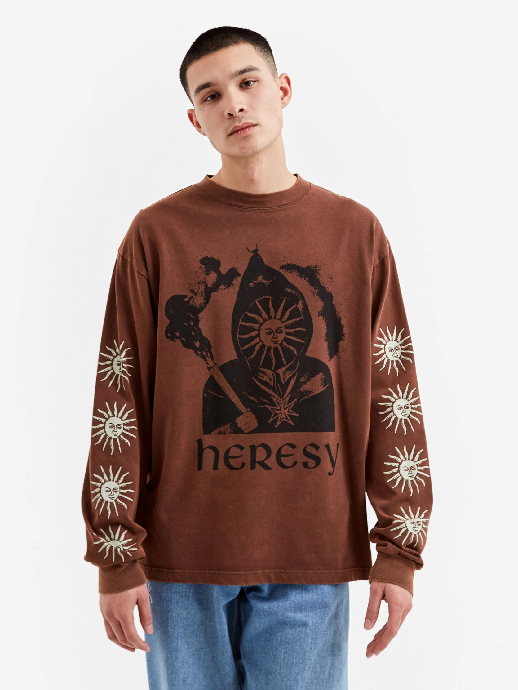 Heresy Sungod Long Sleeve T-Shirt - Otter - Image 5