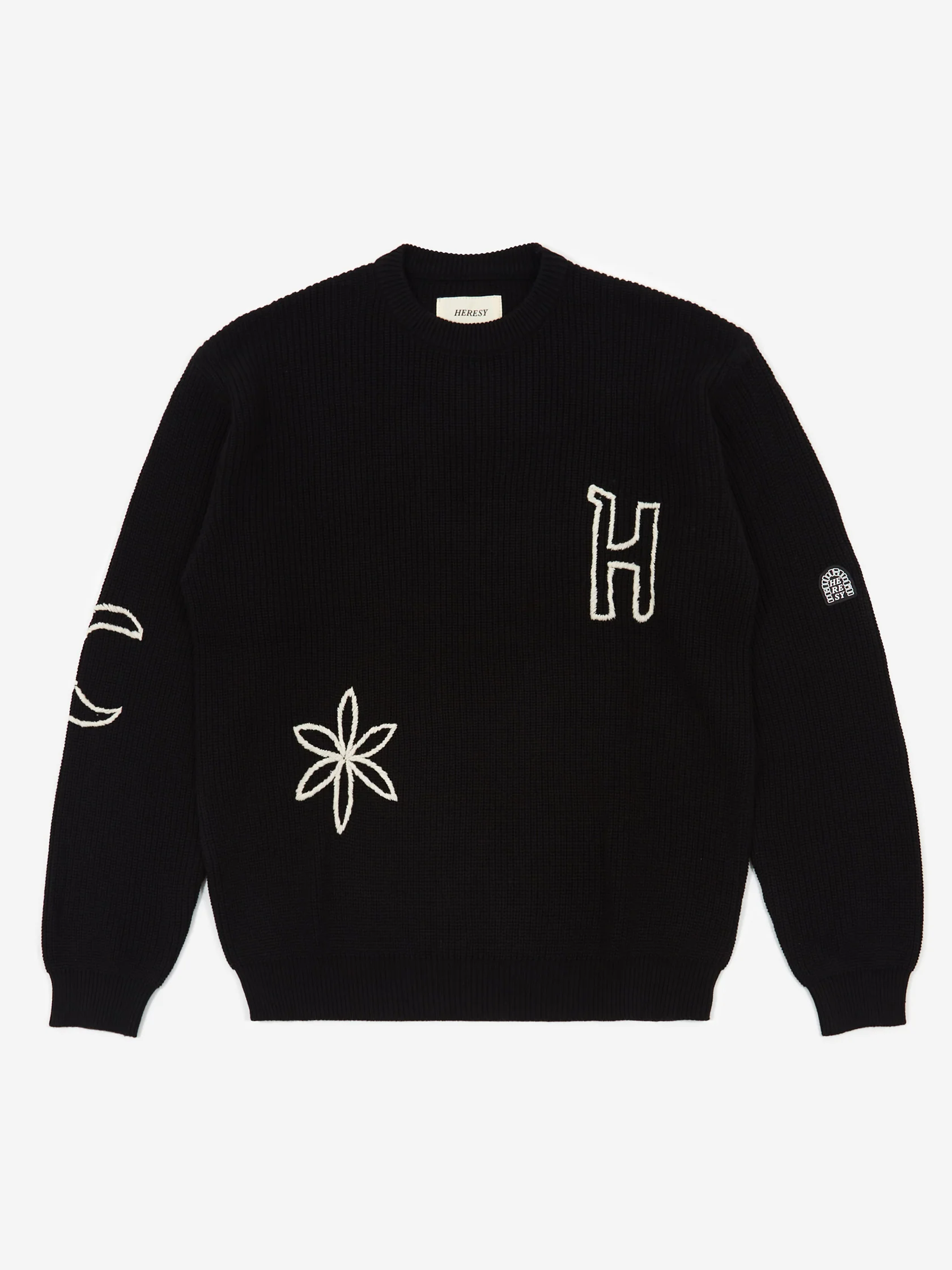 Heresy Trellis Jumper - Black/Ecru