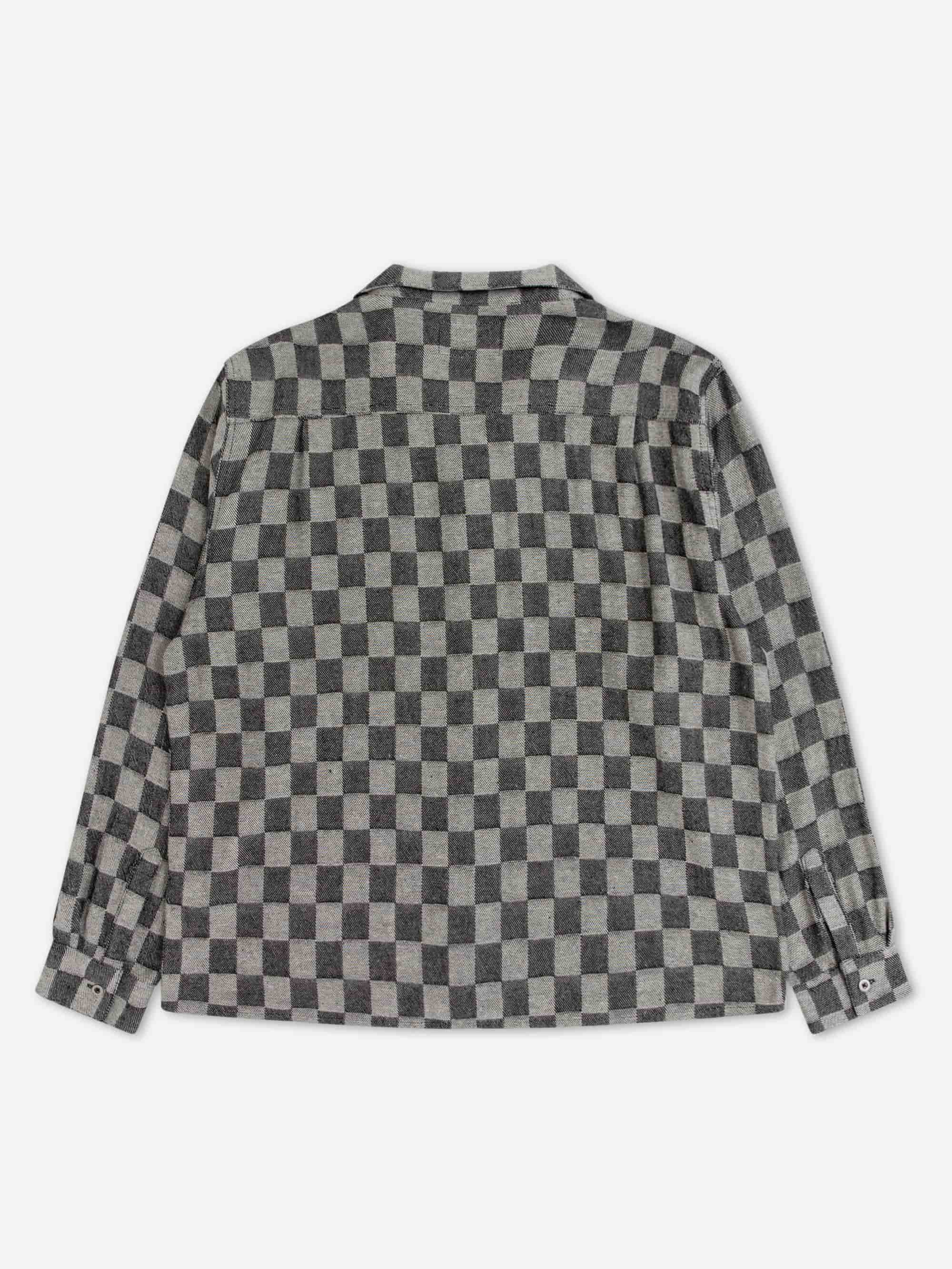 Heresy Trellis Revere Shirt - Black Check - Image 3