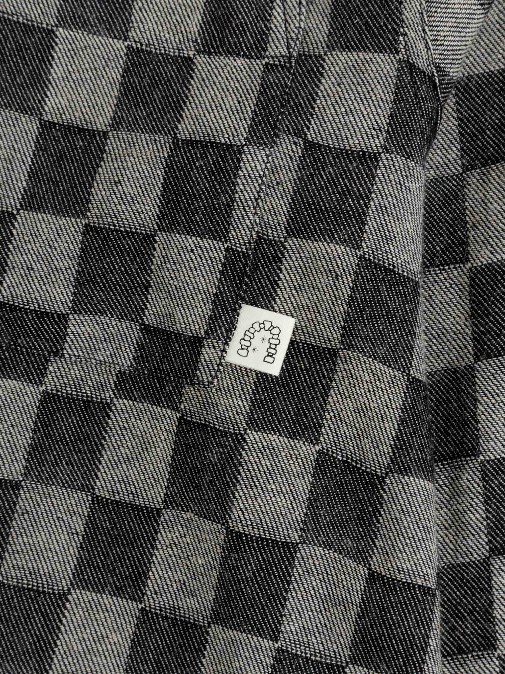 Heresy Trellis Revere Shirt - Black Check - Image 4