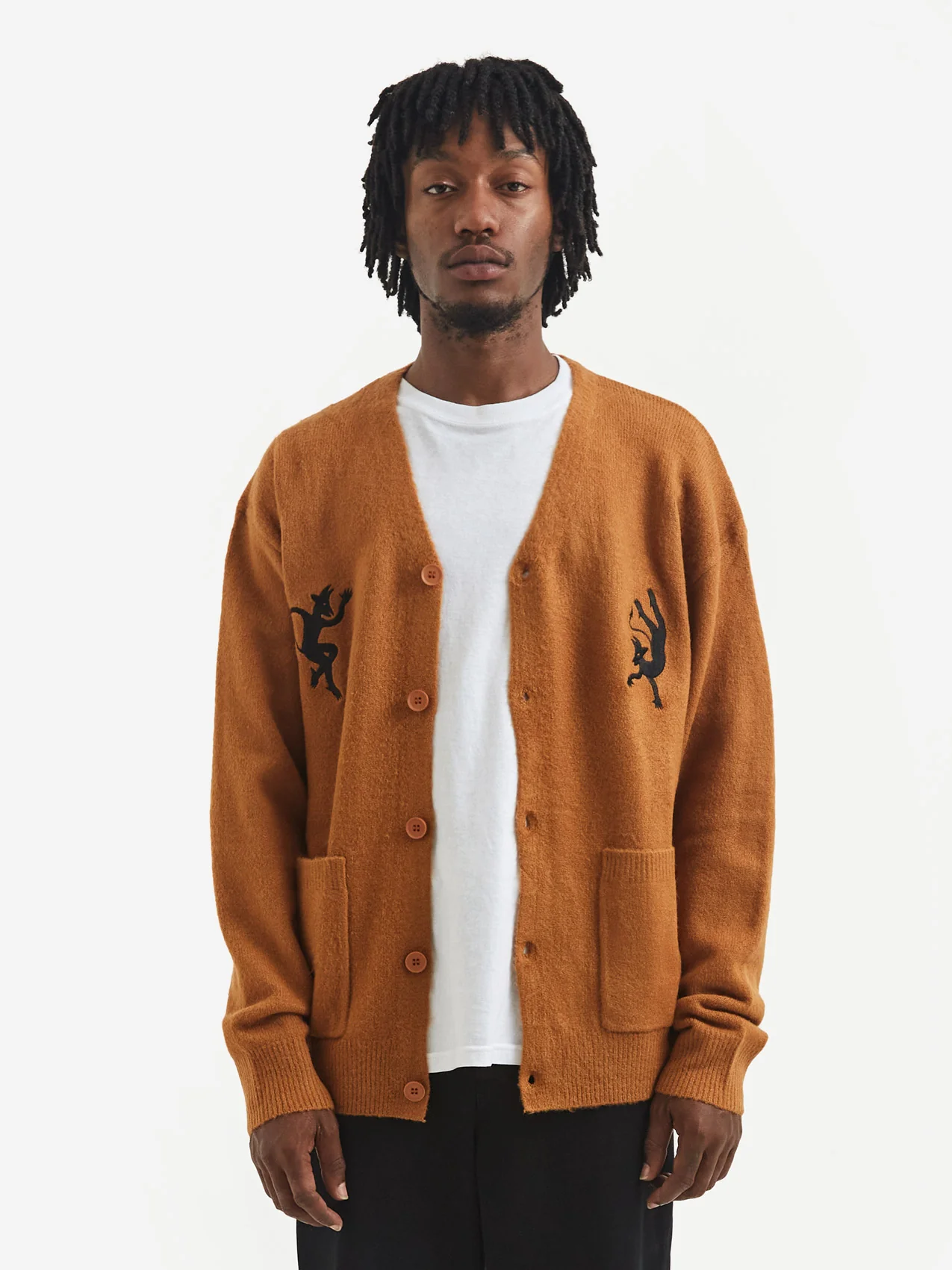 Heresy Trickster Cardigan - Rust - Image 4