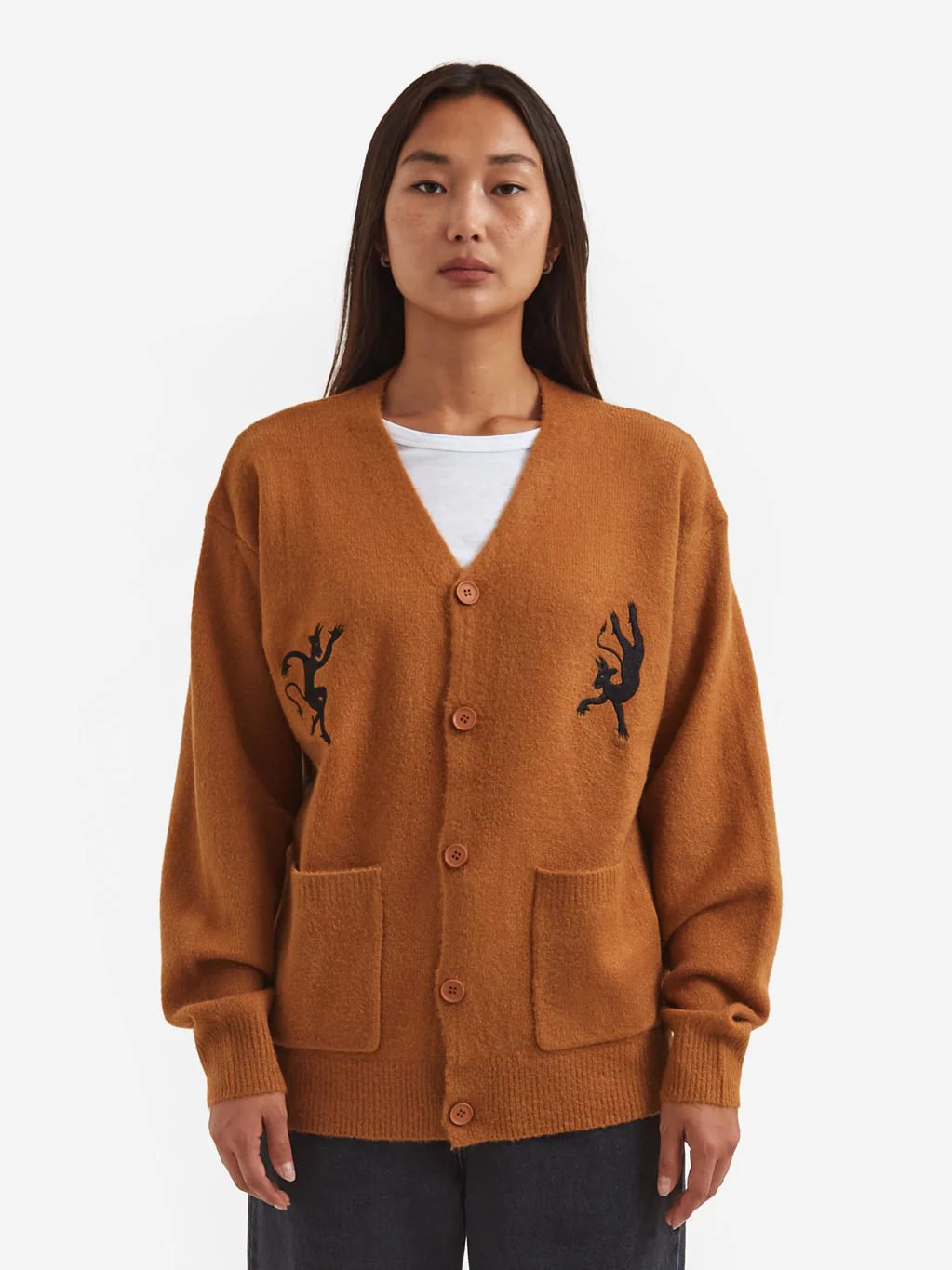 Heresy Trickster Cardigan W - Rust - Image 3
