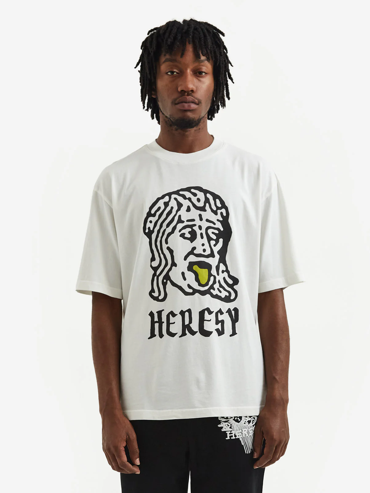 Heresy Tung T-Shirt - Ecru - Image 4