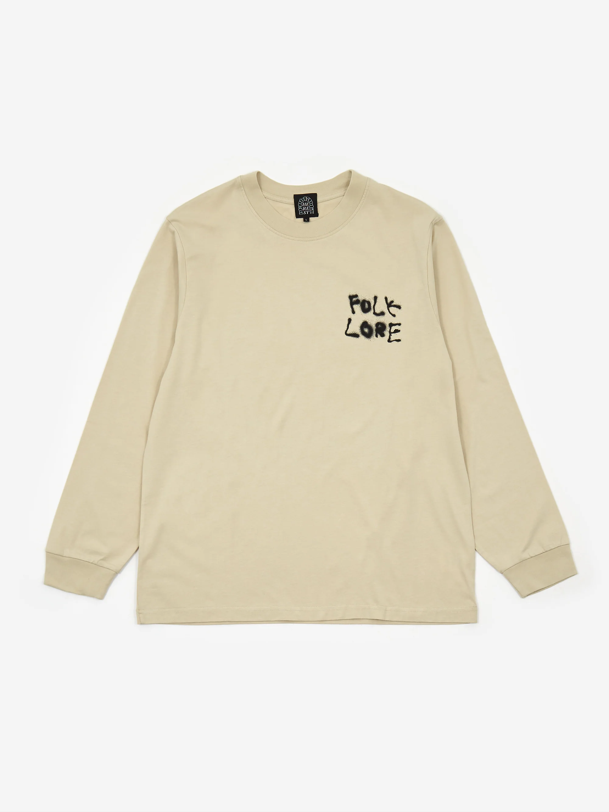 Heresy Us Folk Longsleeve T-Shirt - Putty