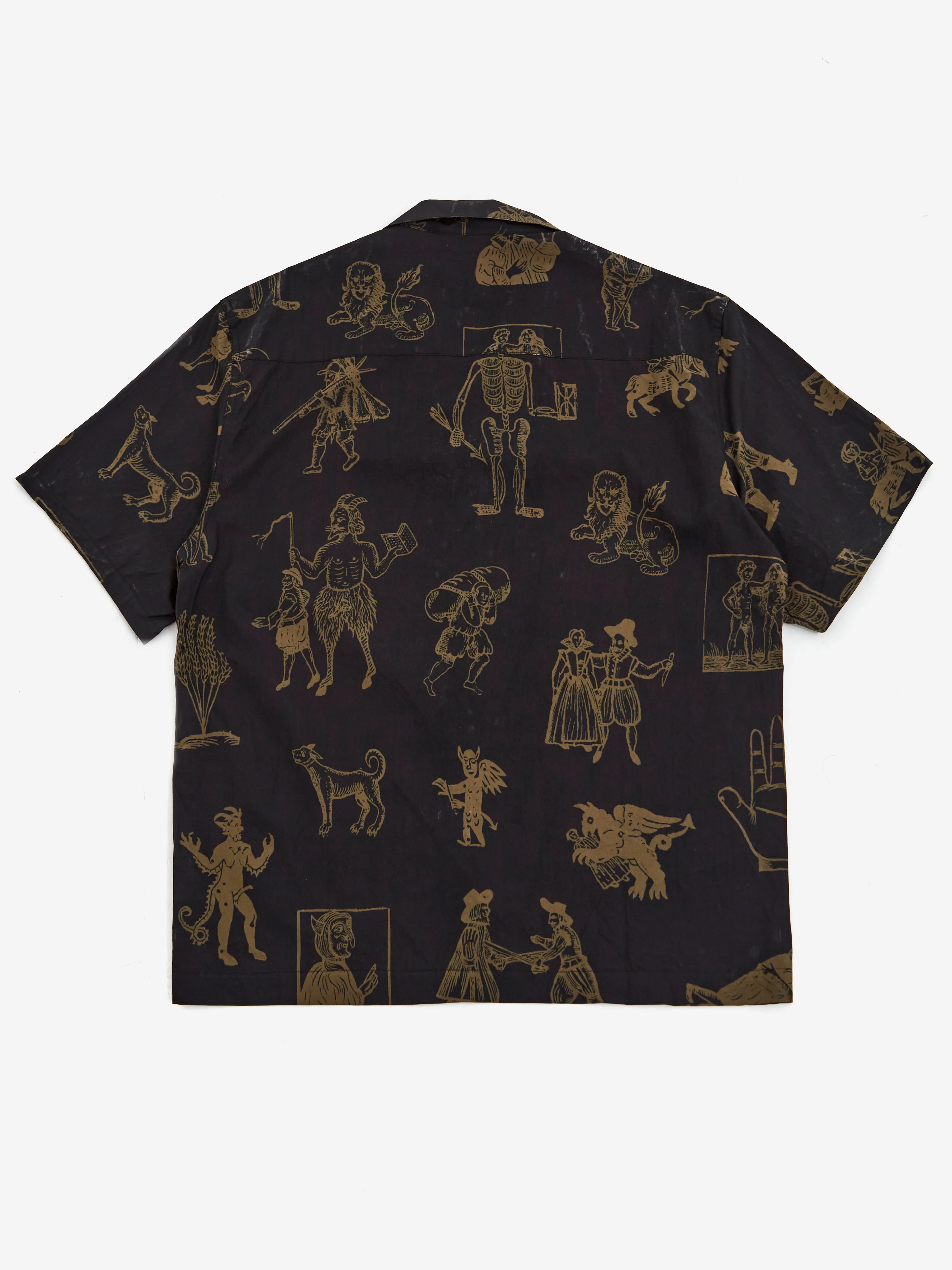 Heresy Woodcut Shirt - Black - Image 4