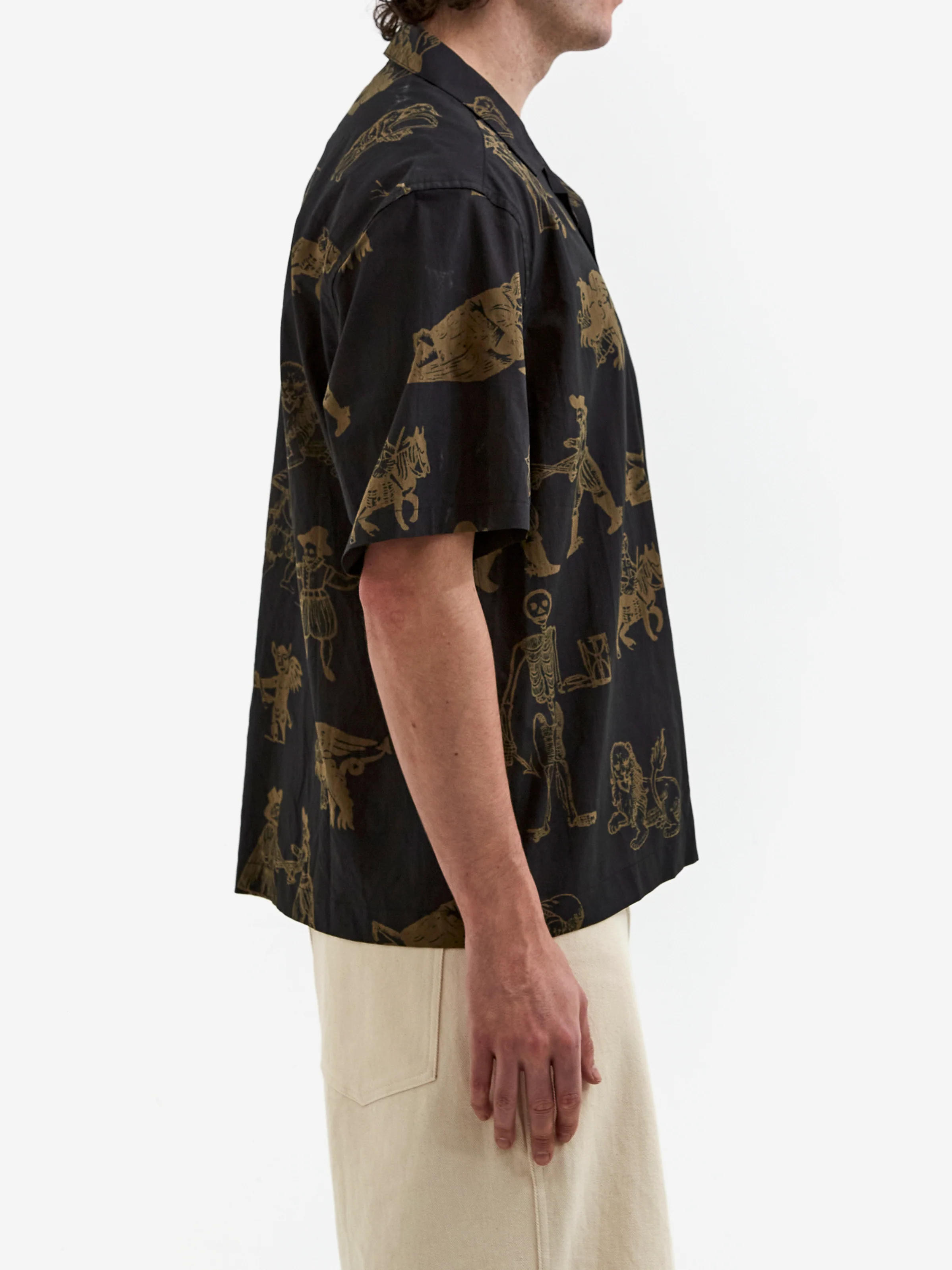 Heresy Woodcut Shirt - Black - Image 5