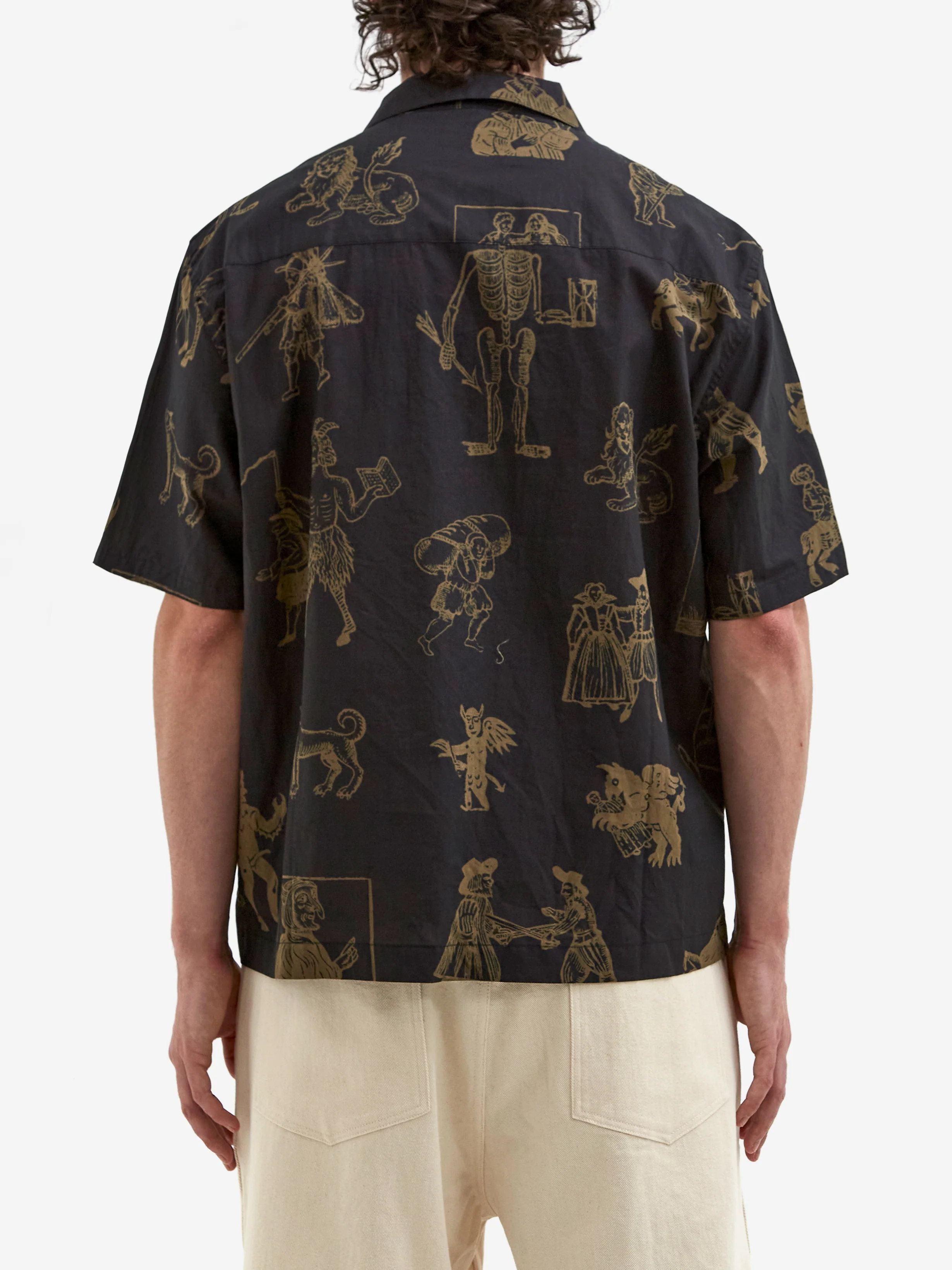Heresy Woodcut Shirt - Black - Image 6