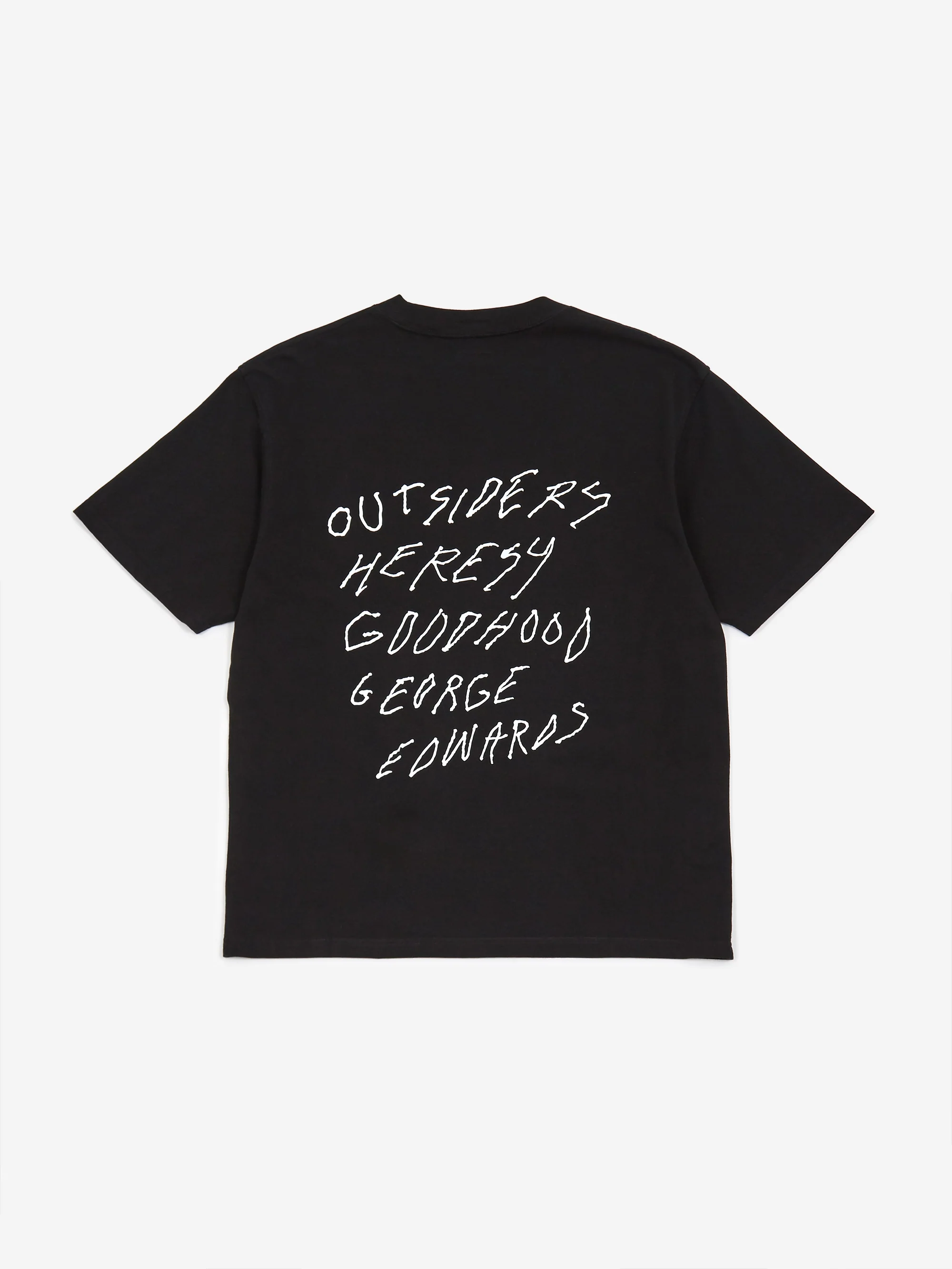 Heresy x Goodhood Stoneman Shortsleeve T-Shirt - Black - Image 4