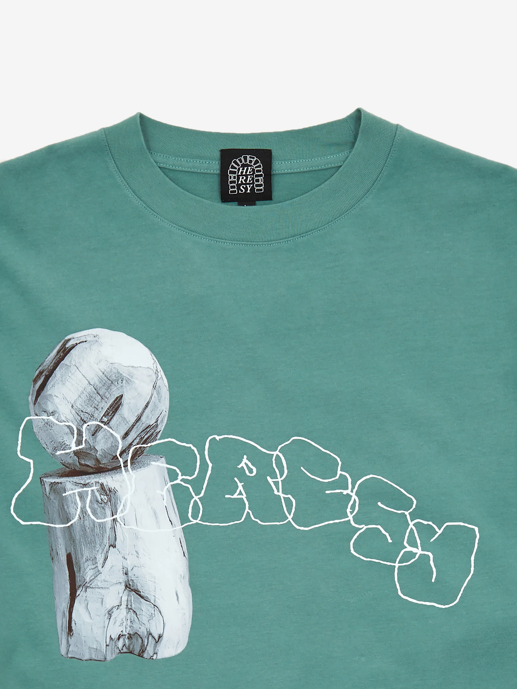 Heresy x Goodhood Woodman Longsleeve T-Shirt - Green - Image 3