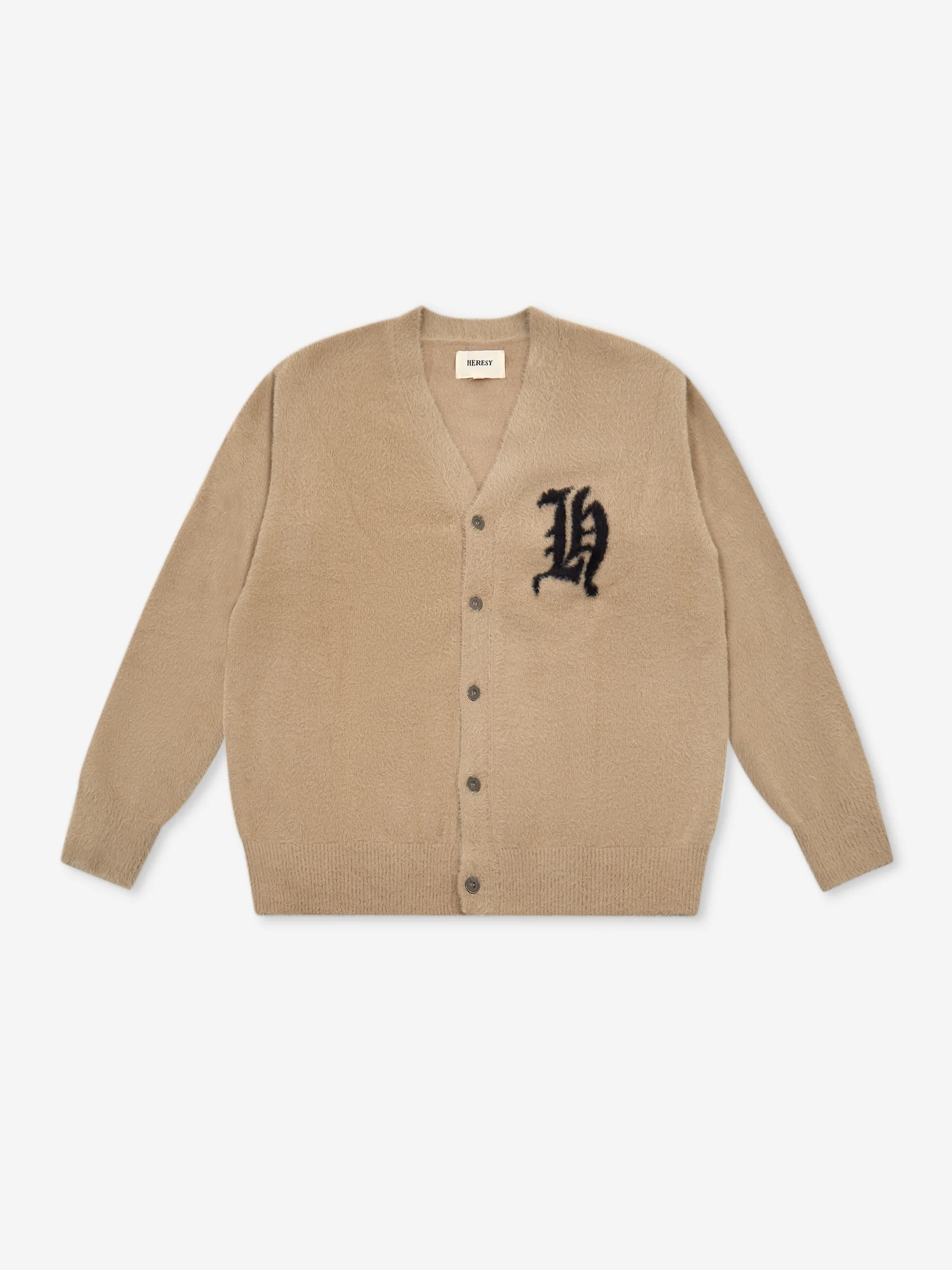 Heresy H' Cardigan - Putty