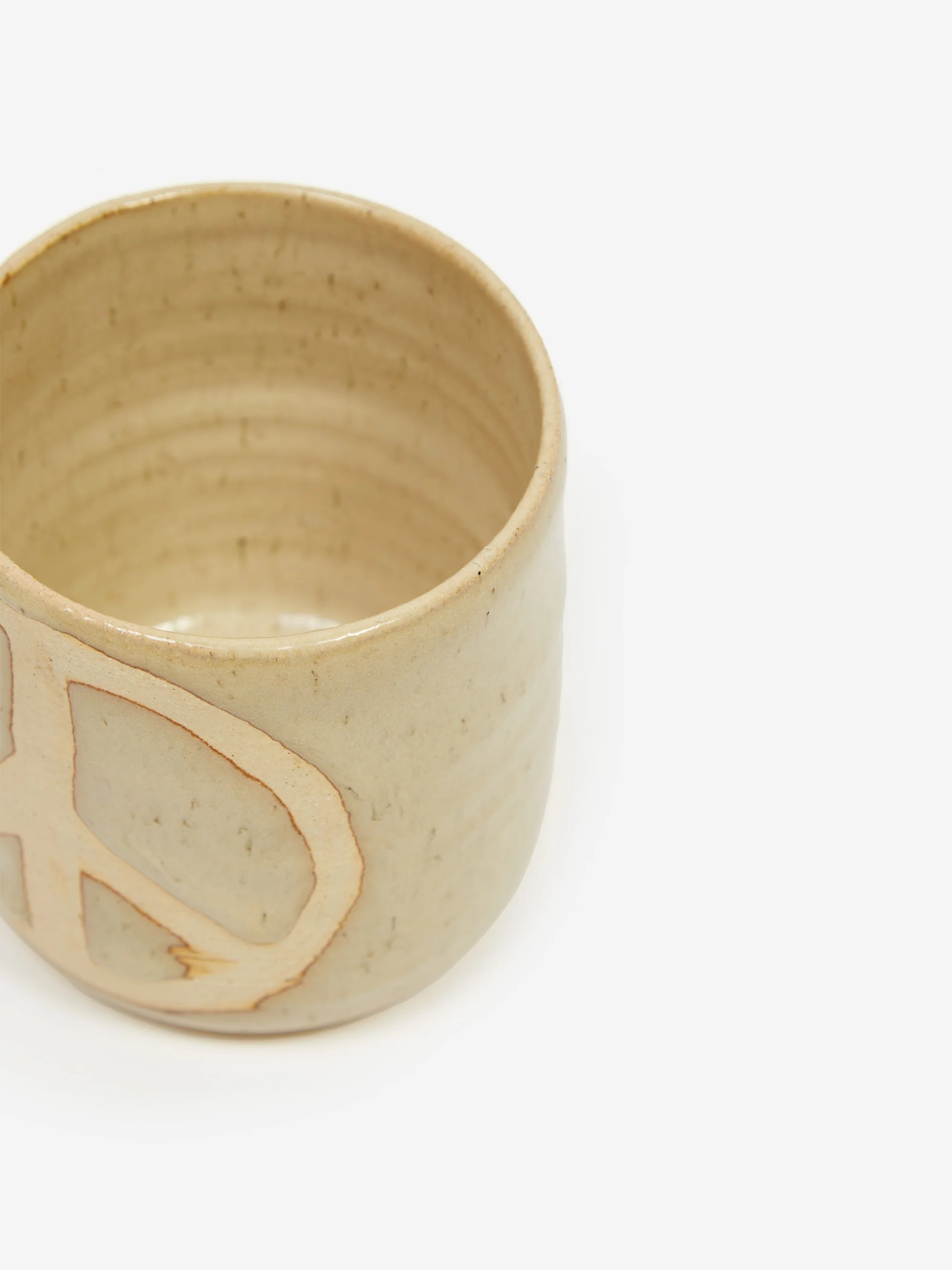 HEY MOON Handmade Peace Mug - Image 2