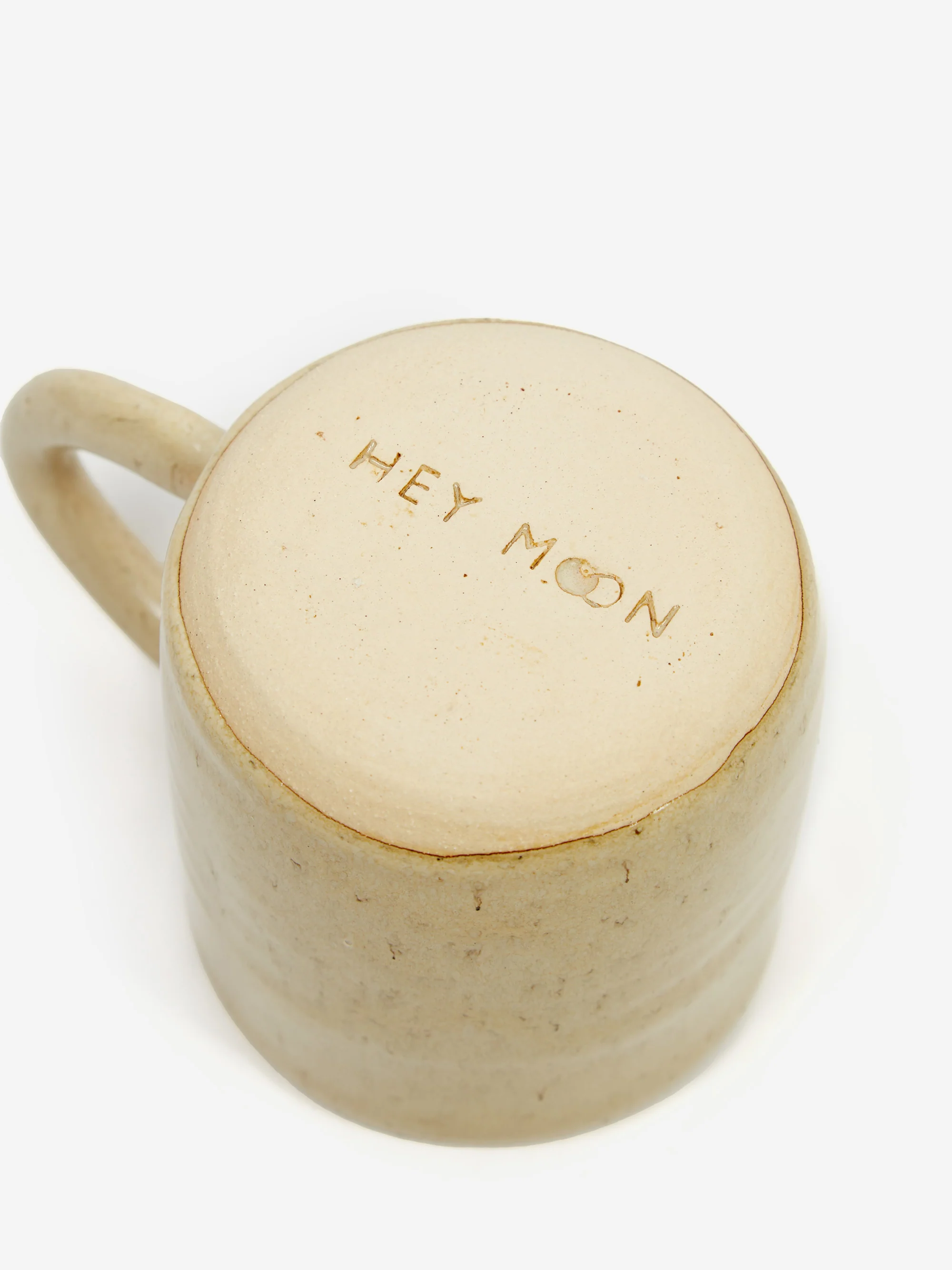 HEY MOON Handmade Peace Mug - Image 3