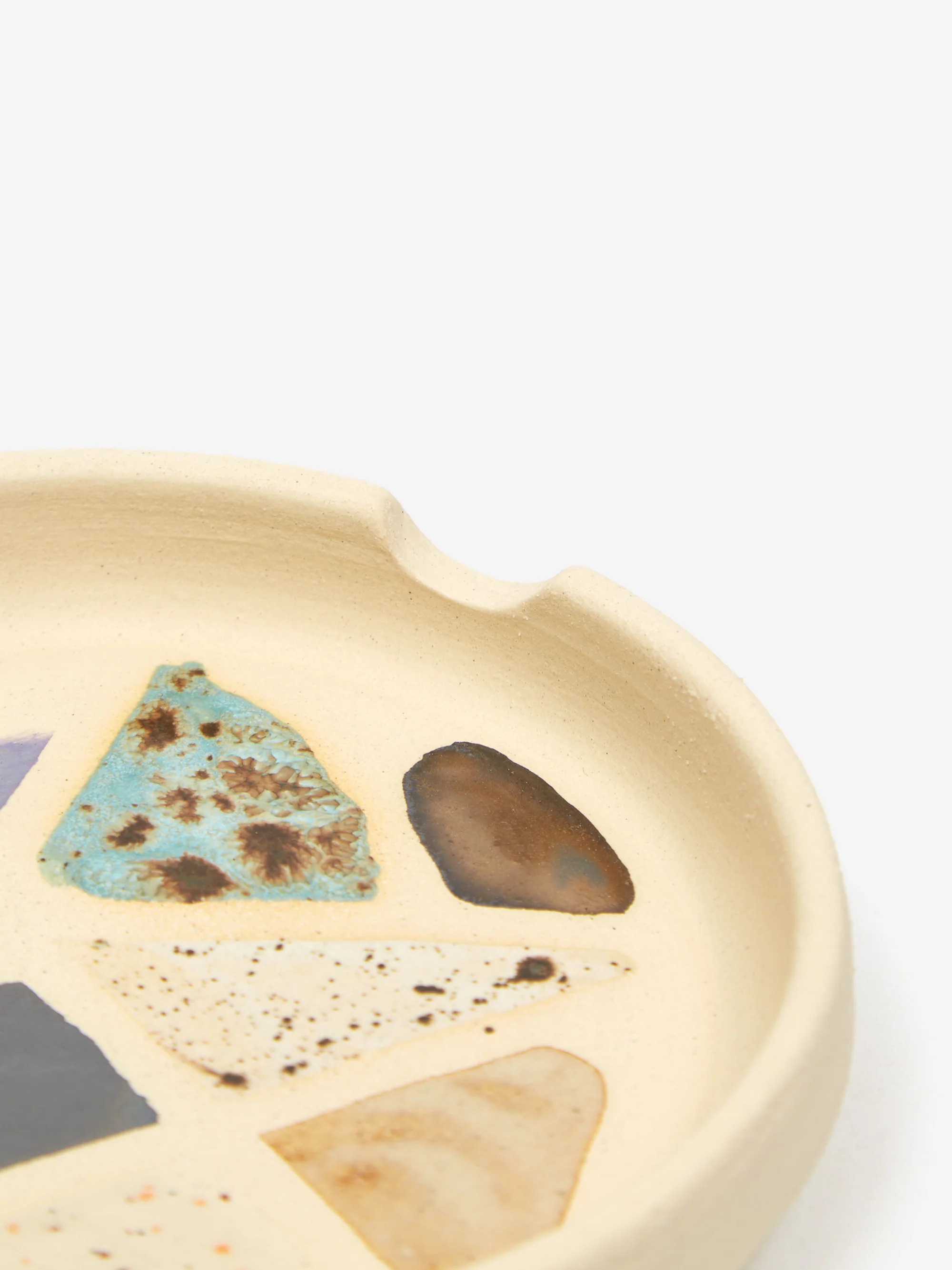 HEY MOON Handmade Polished Rocks Ashtray - Image 5
