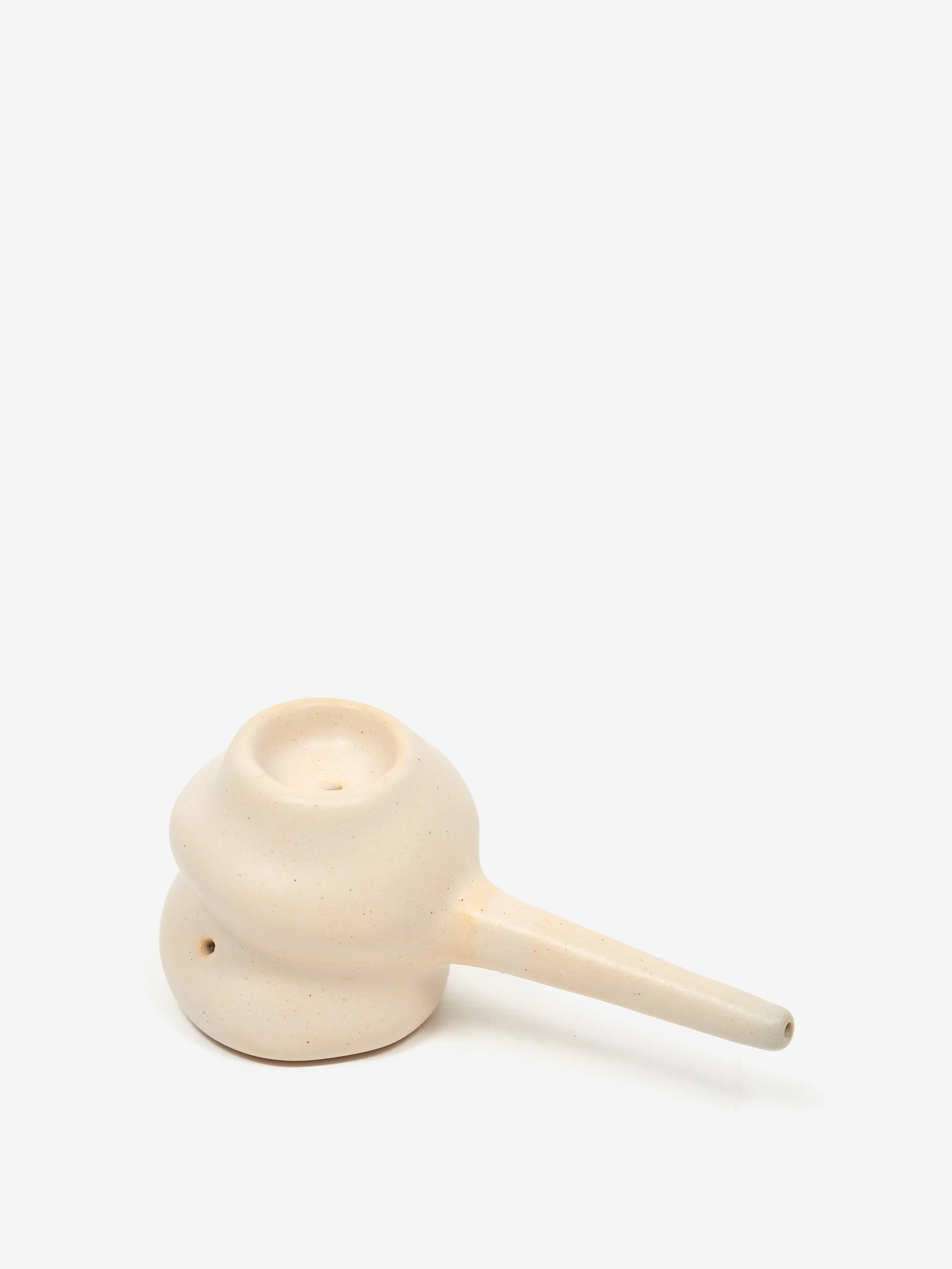 High Minds Handmade Ceramic Single Chamber Pipe - Sand