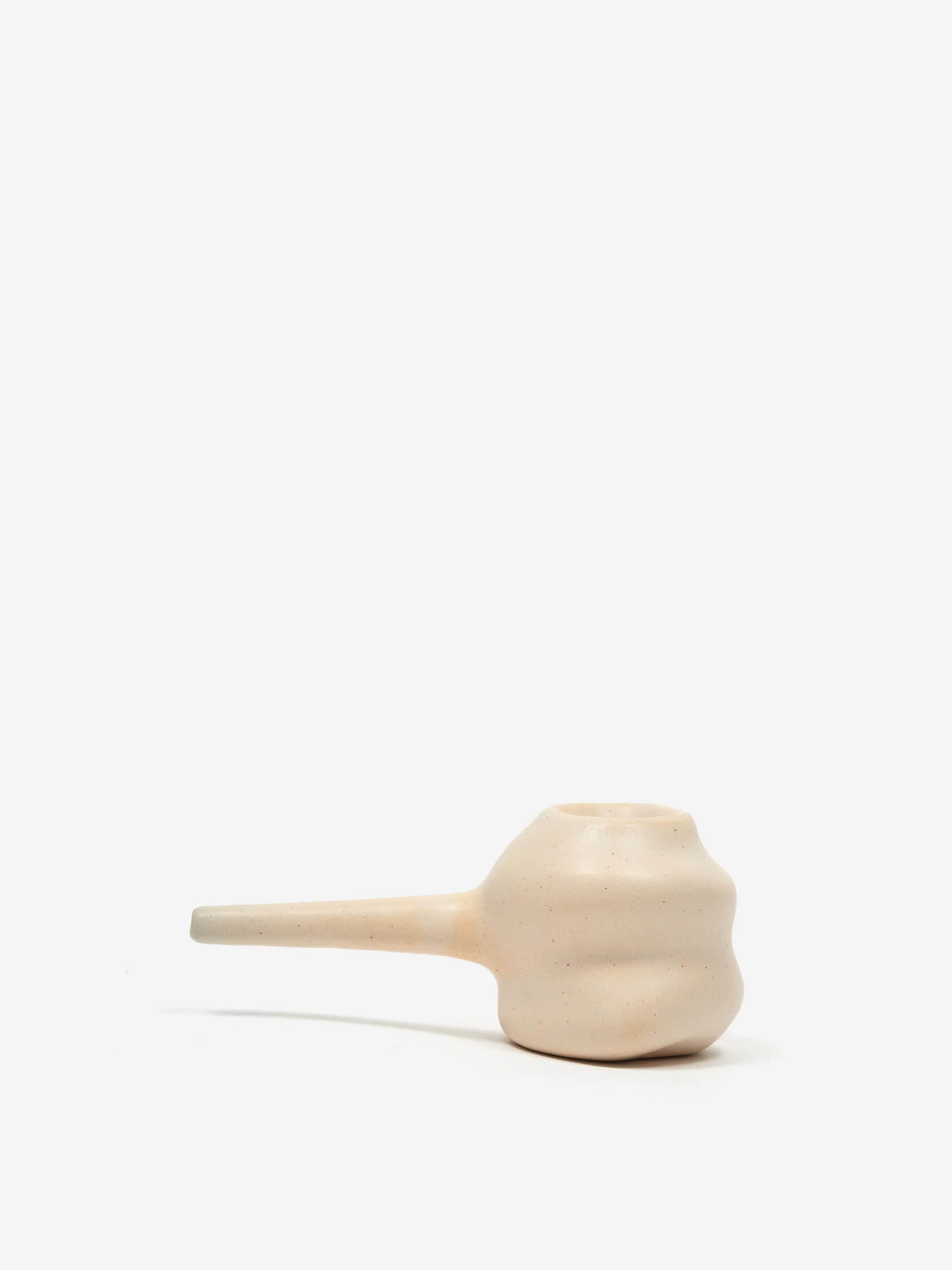 High Minds Handmade Ceramic Single Chamber Pipe - Sand - Image 5