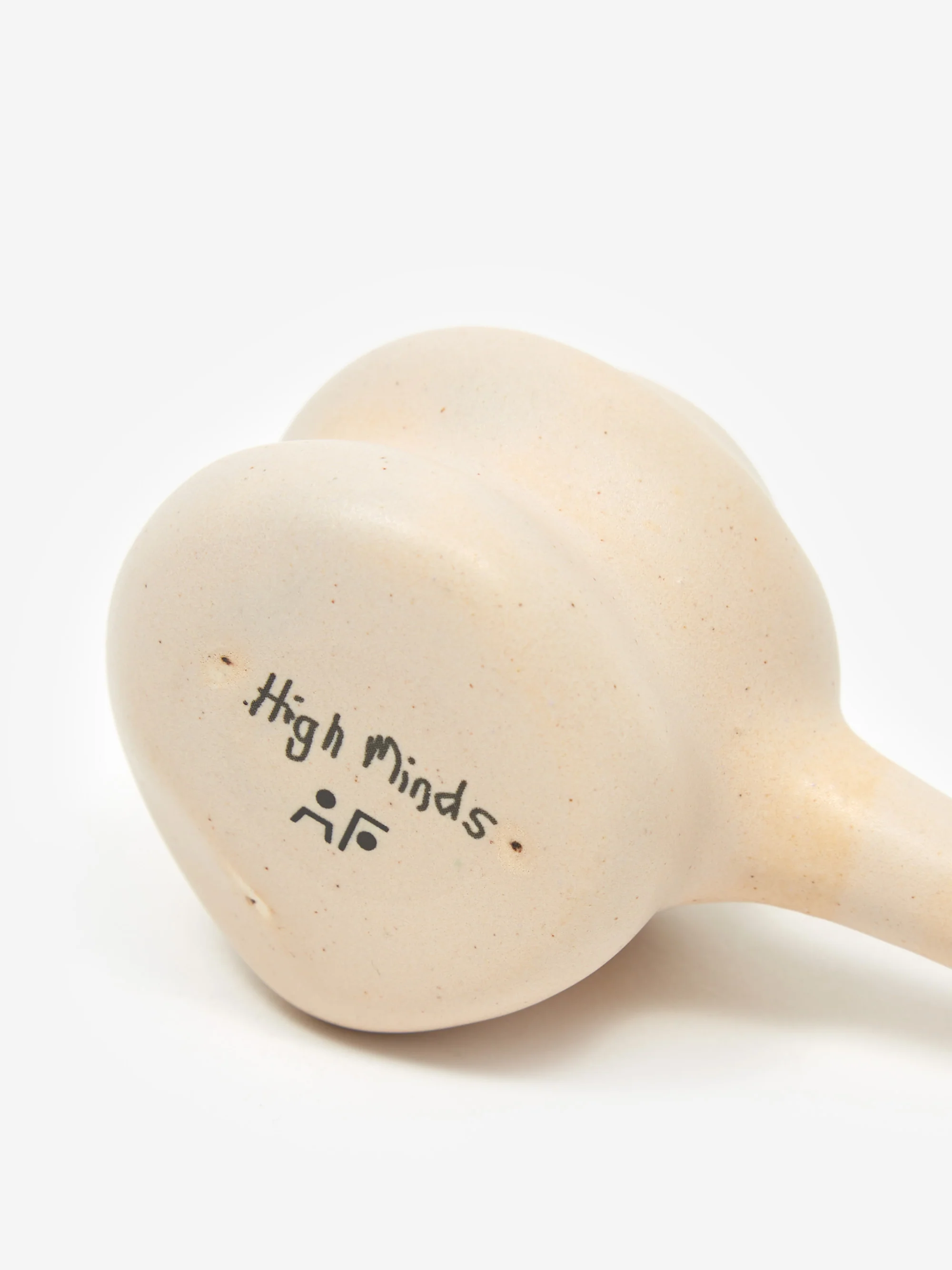High Minds Handmade Ceramic Single Chamber Pipe - Sand - Image 6