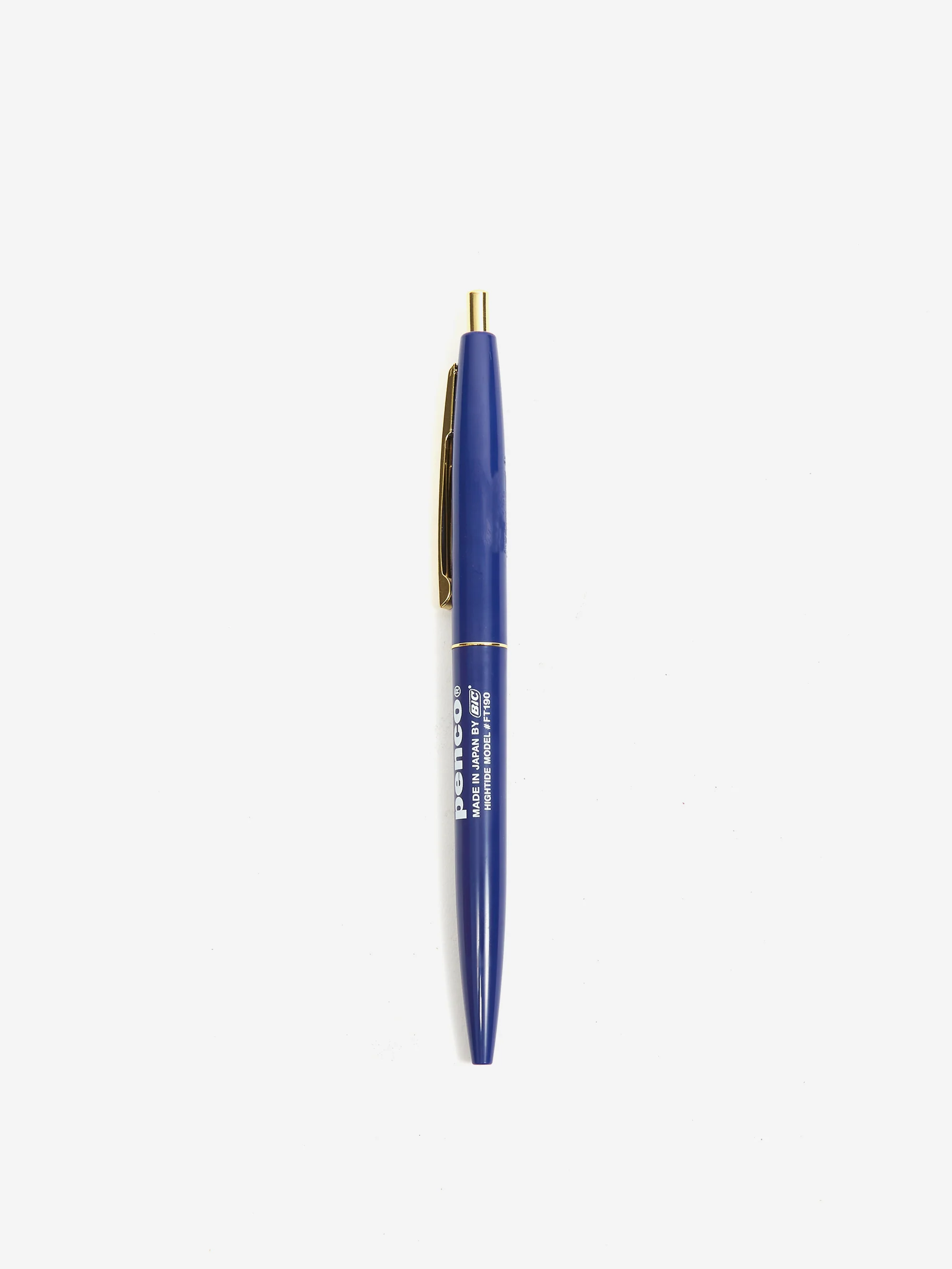 Hightide Penco Knock Ballpoint Pen - Navy - Image 2