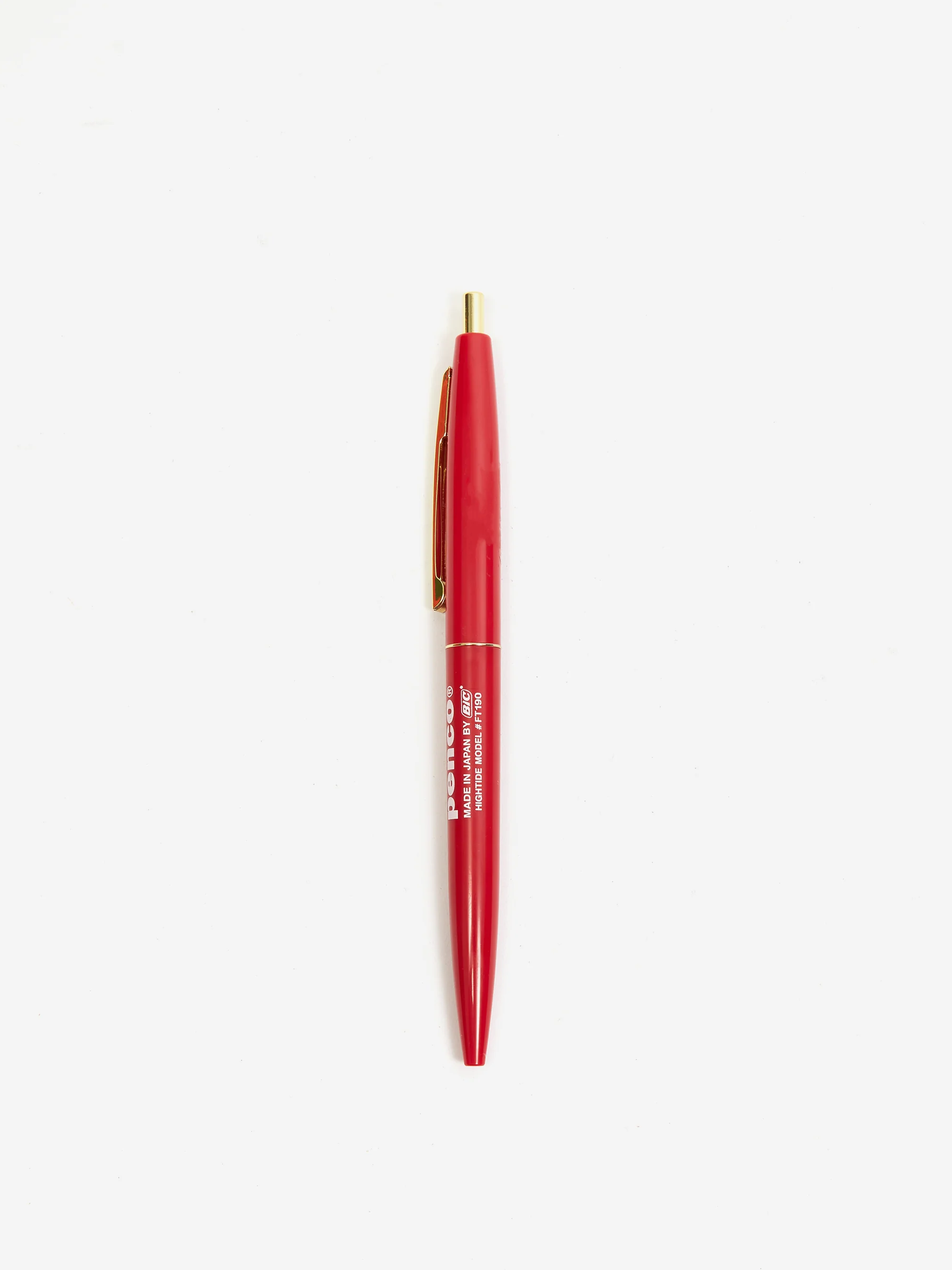 Hightide Penco Knock Ballpoint Pen - Red - Image 2