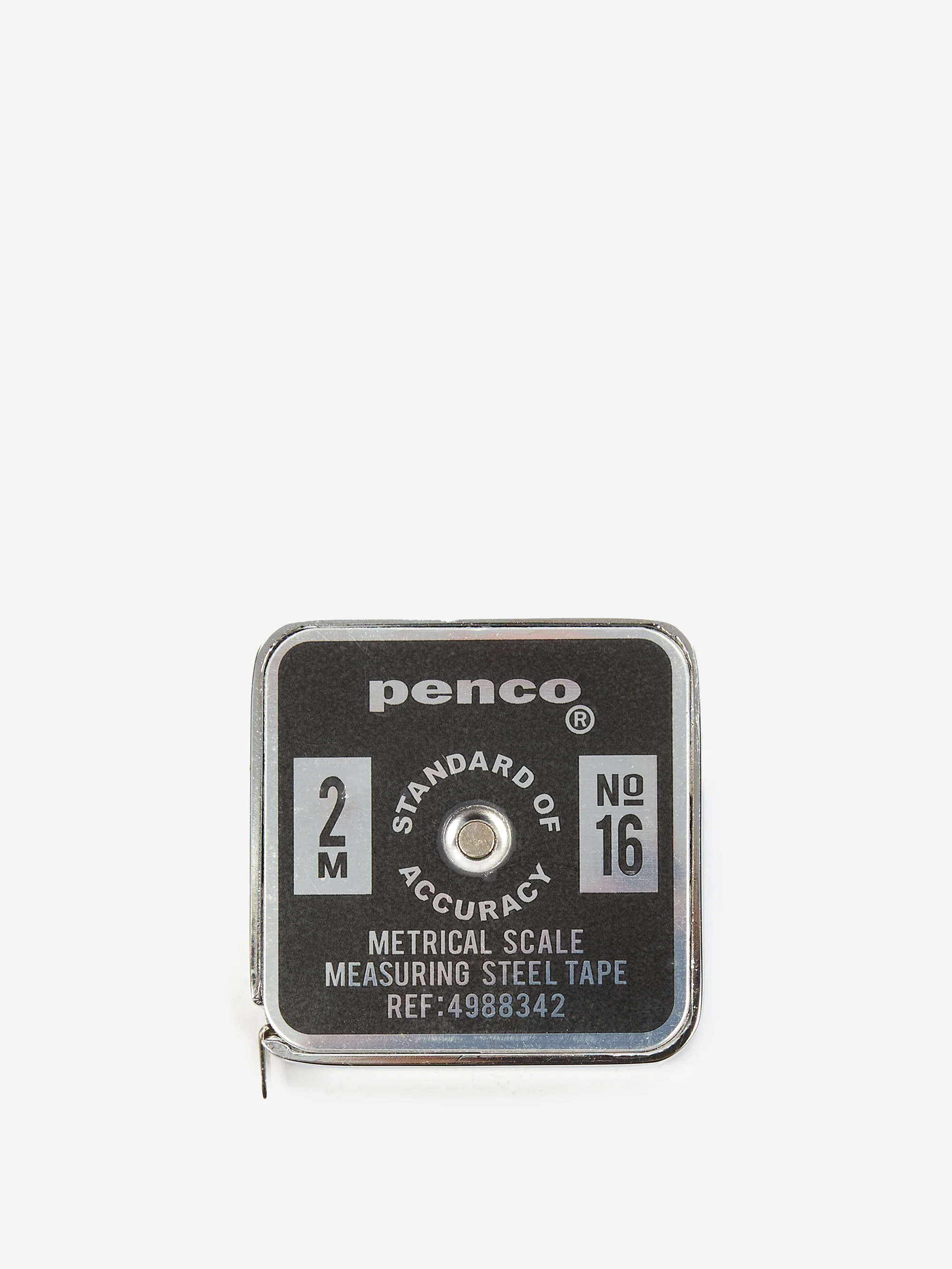 Hightide Penco Pocket 2 Metre Tape Measure - Black